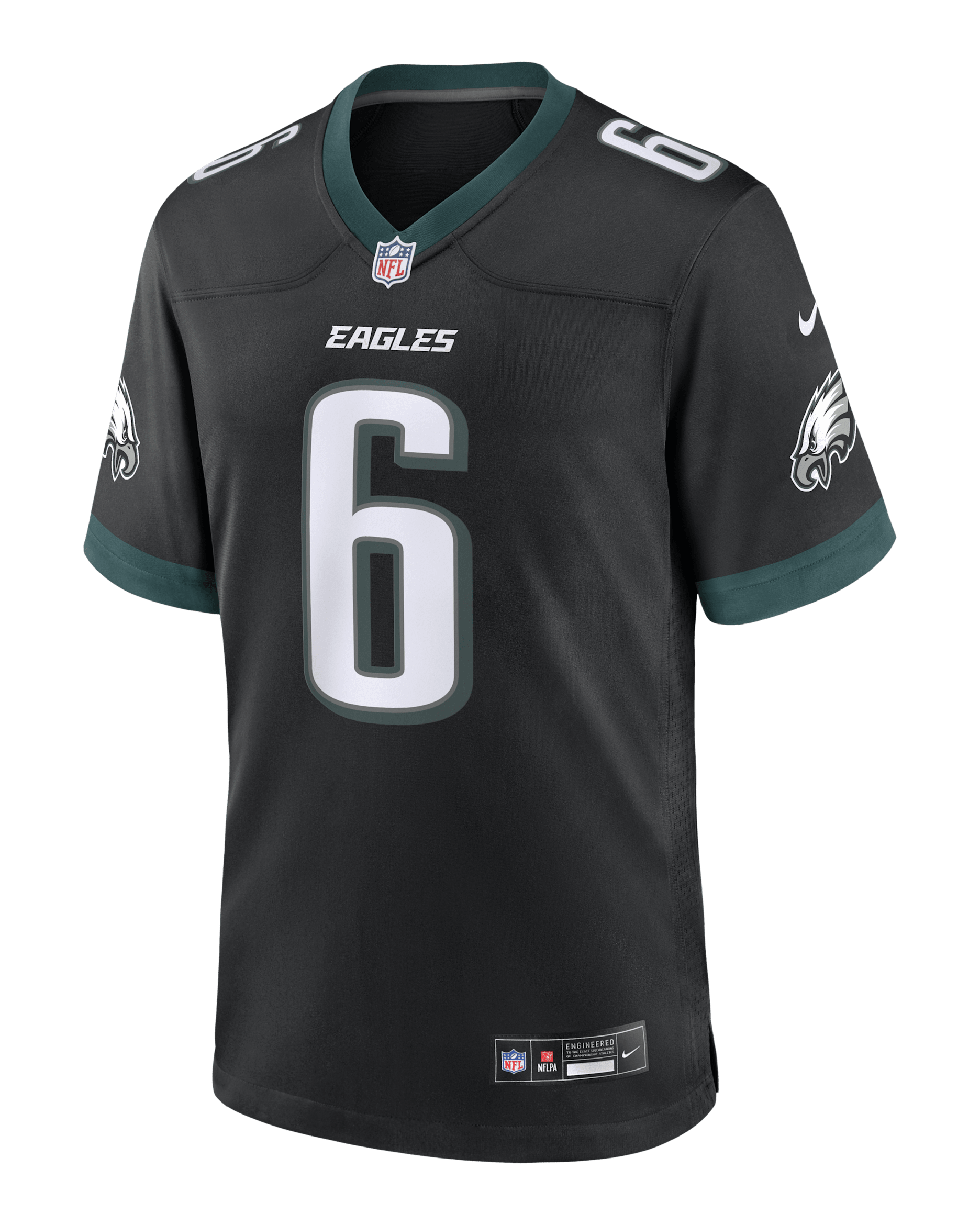 DeVonta Smith Philadelphia Eagles Men's Nike NFL Game Jersey - Black
