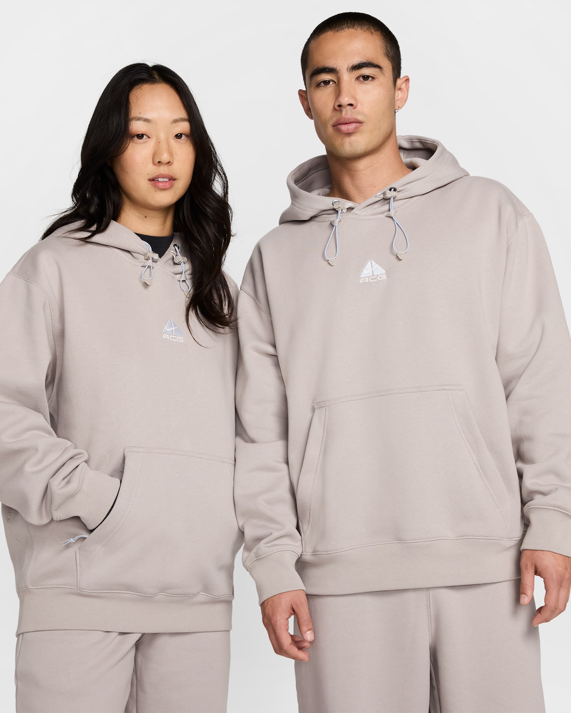 Nike ACG Therma-FIT Fleece Pullover Hoodie - College Grey/Football Grey/Thunder Blue/Summit White