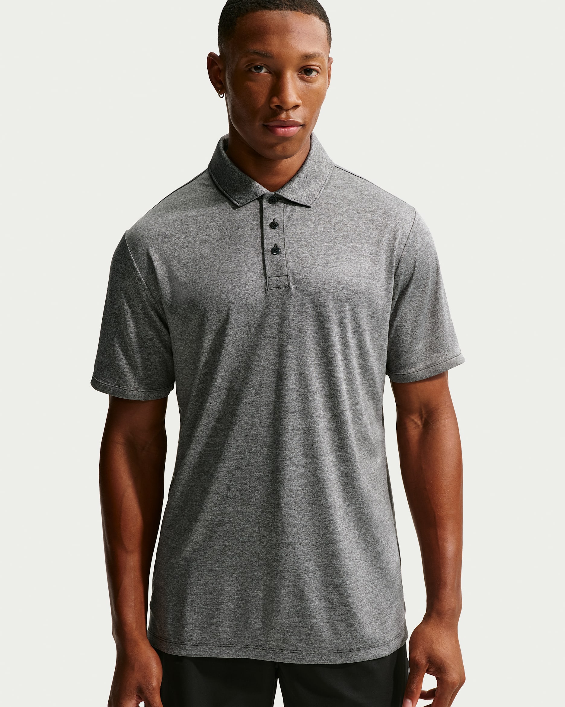 Nike Par Men's Dri-FIT Golf Polo - Black/Black