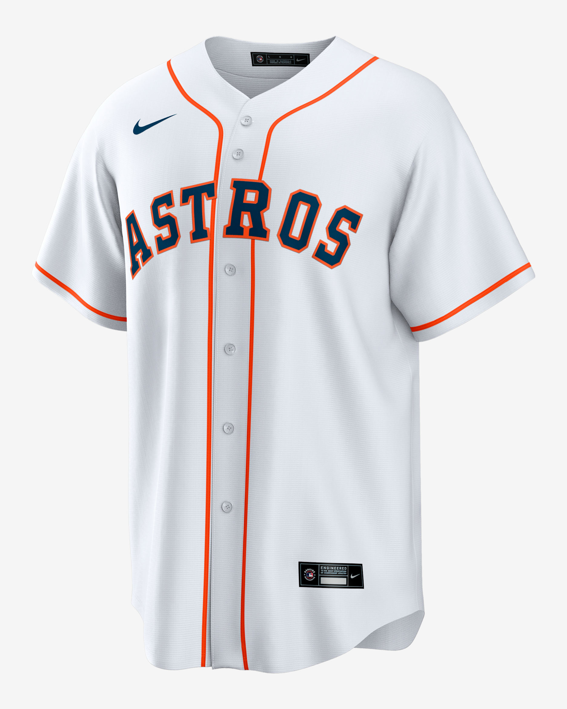 Jersey Nike de la MLB Replica para hombre Yainer Diaz Houston Astros - Blanco