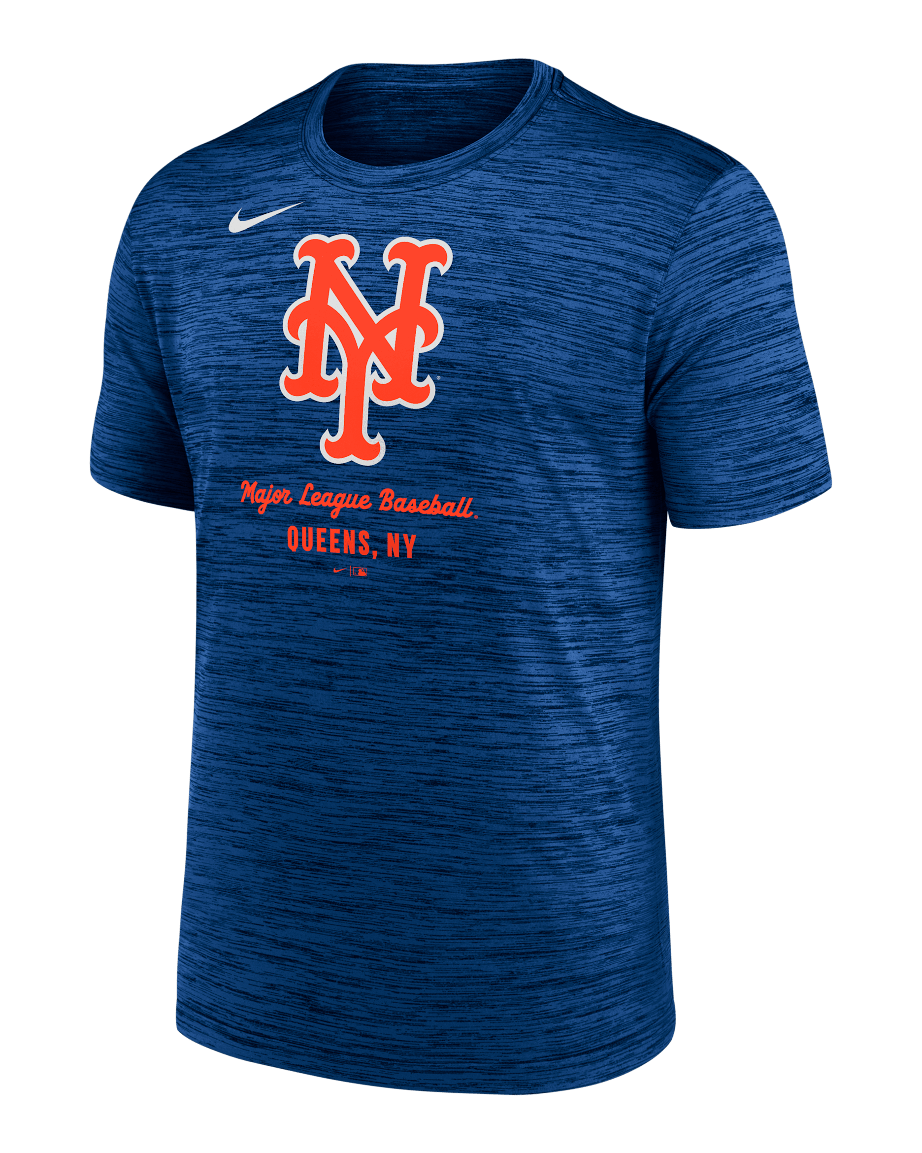New York Mets Velocity Men's Nike Dri-FIT MLB T-Shirt - Royal