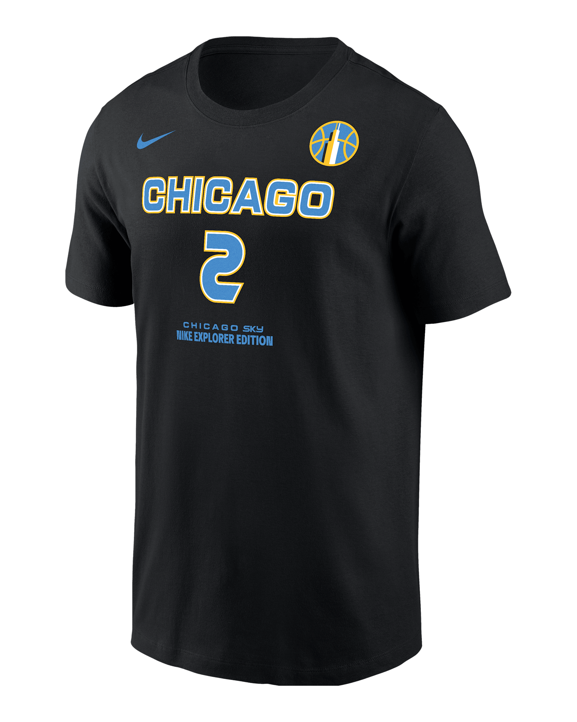 Hailey Van Lith Chicago Sky Men's Nike WNBA T-Shirt - Black