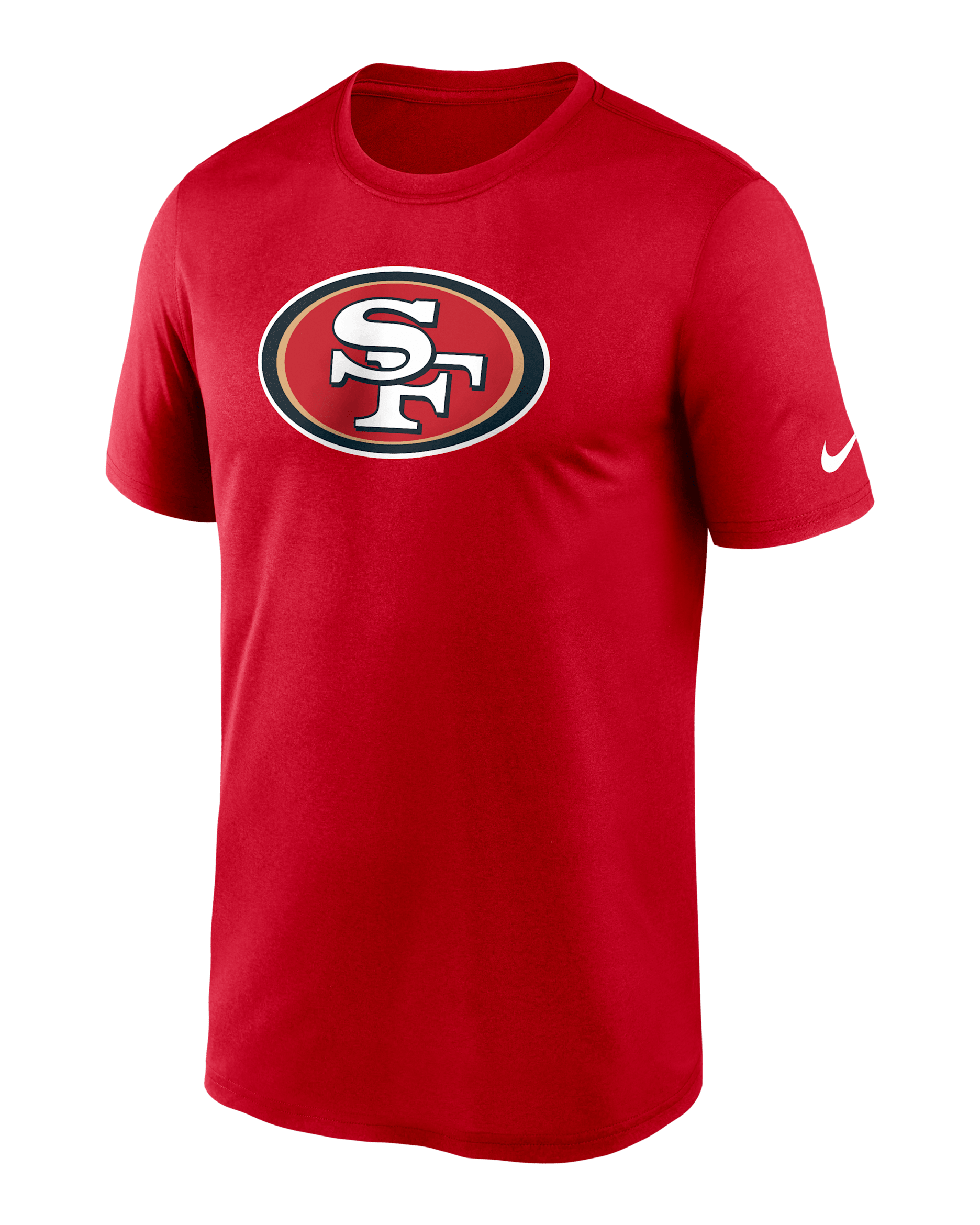 San Francisco 49ers Legend Logo Men's Nike Dri-FIT NFL T-Shirt - Scarlet