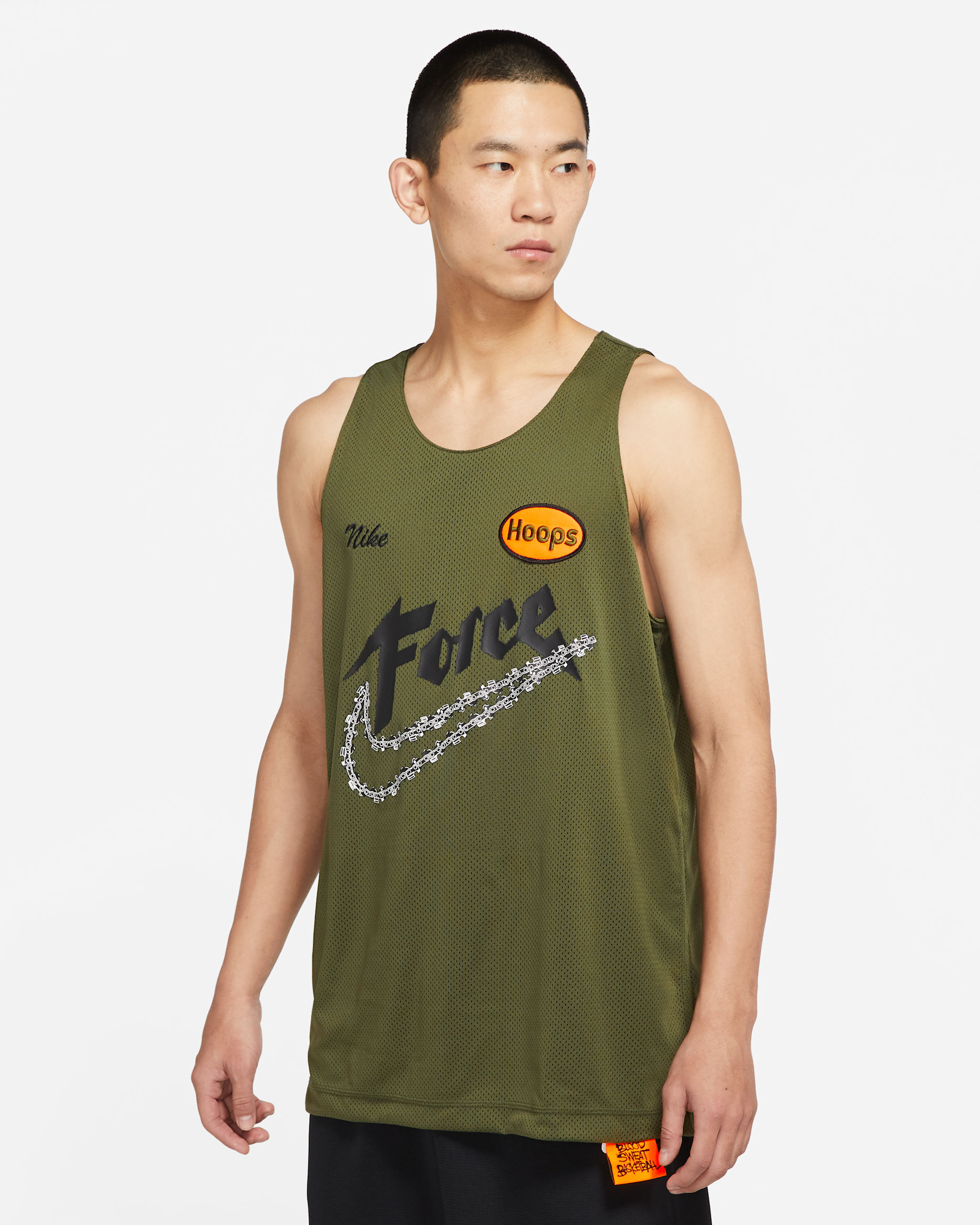 Nike Dri-FIT Men's Basketball Jersey - Rough Green/Black