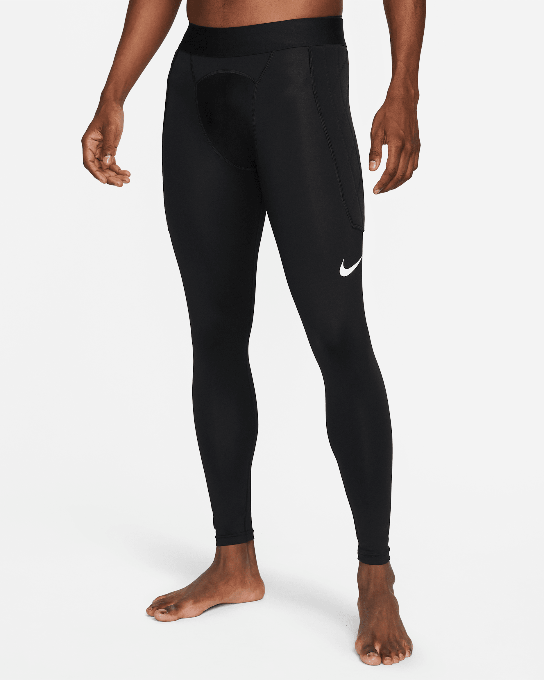 Pants de fútbol Nike Dri-FIT Gardien 1 Goalkeeper para hombre - Negro/Negro/Blanco
