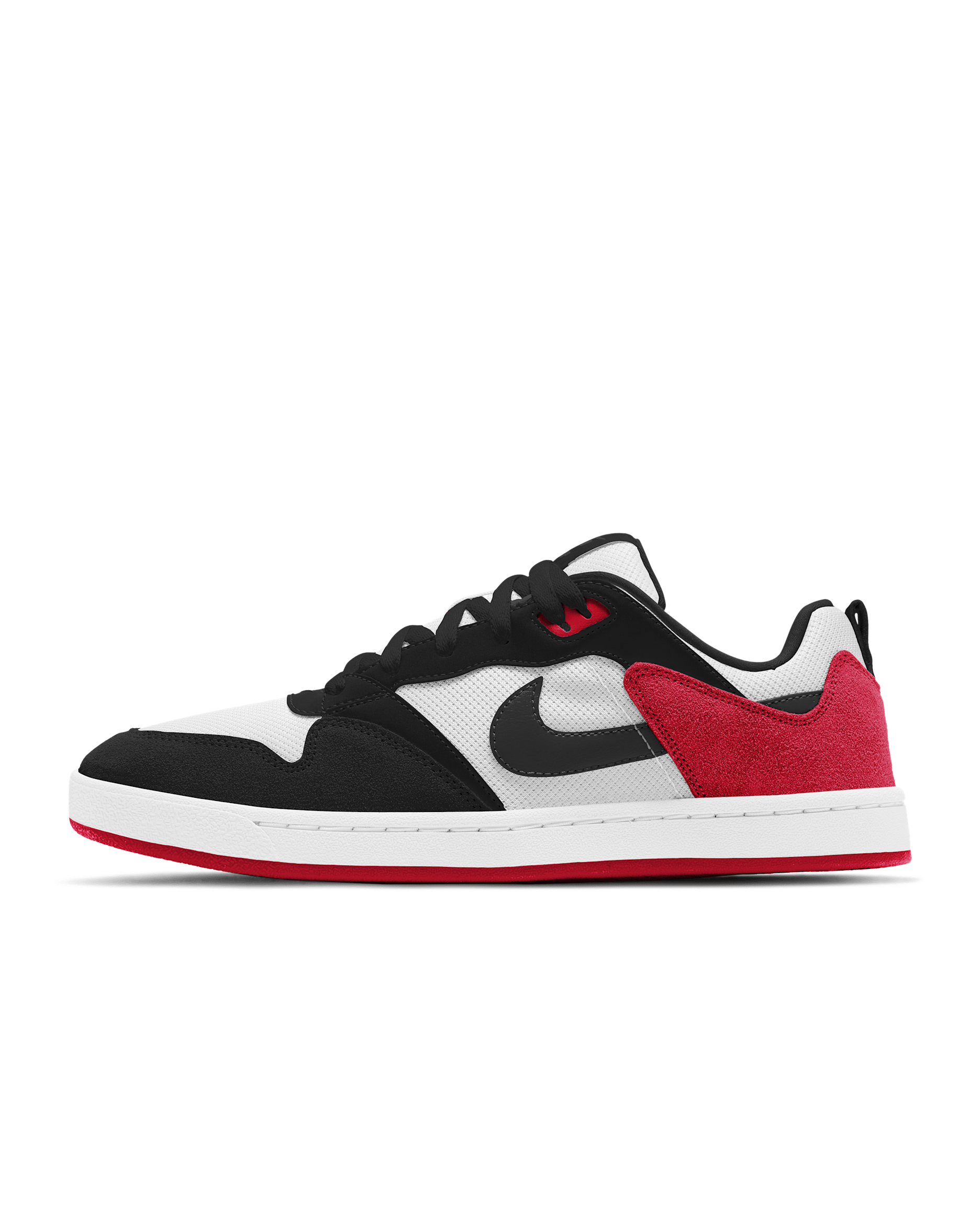 Nike SB Alleyoop 滑板鞋 - 白色/University Red/白色/黑色