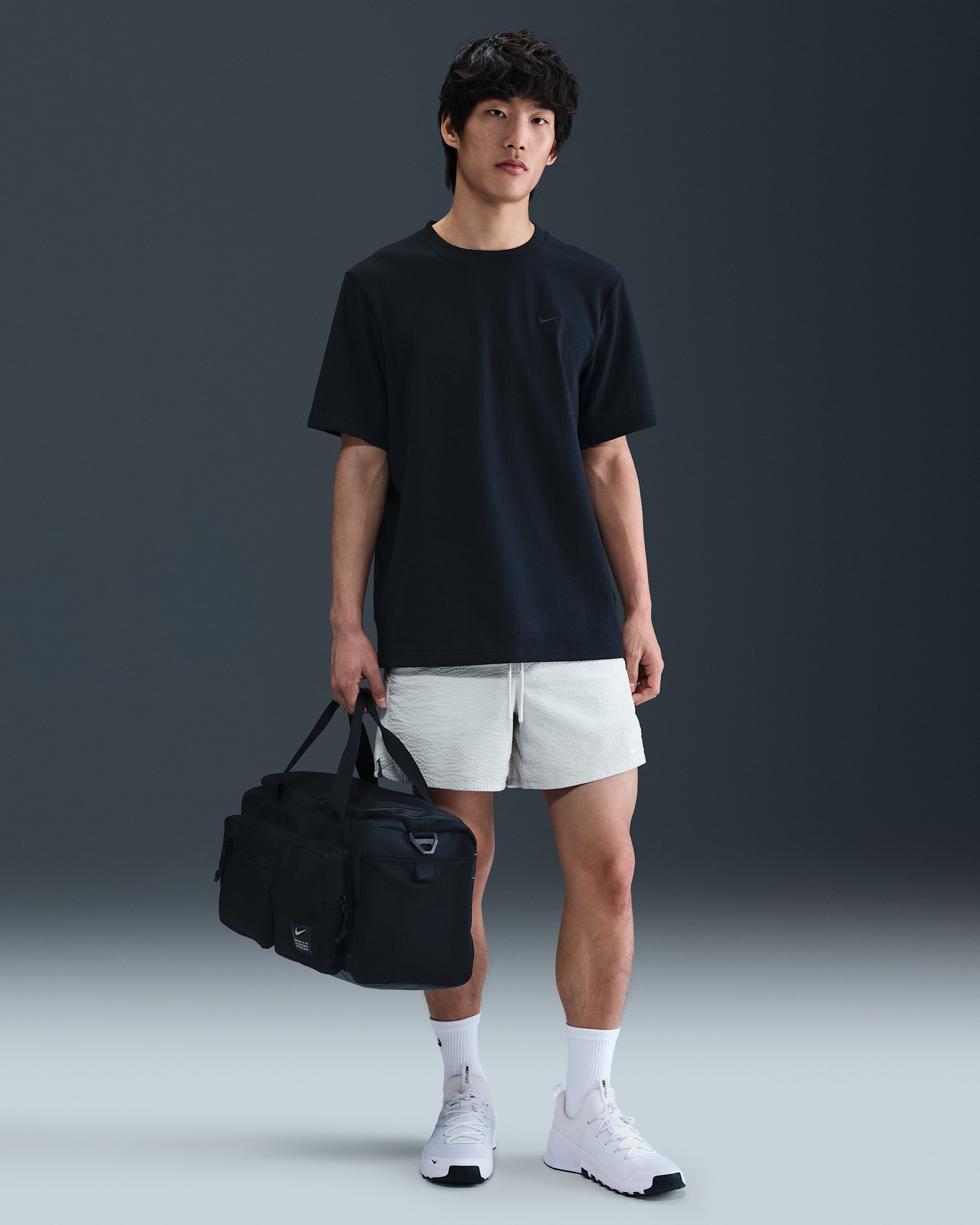 Nike Unlimited Men's Dri-FIT 5" Unlined Seersucker Versatile Shorts - Photon Dust/Photon Dust/Photon Dust