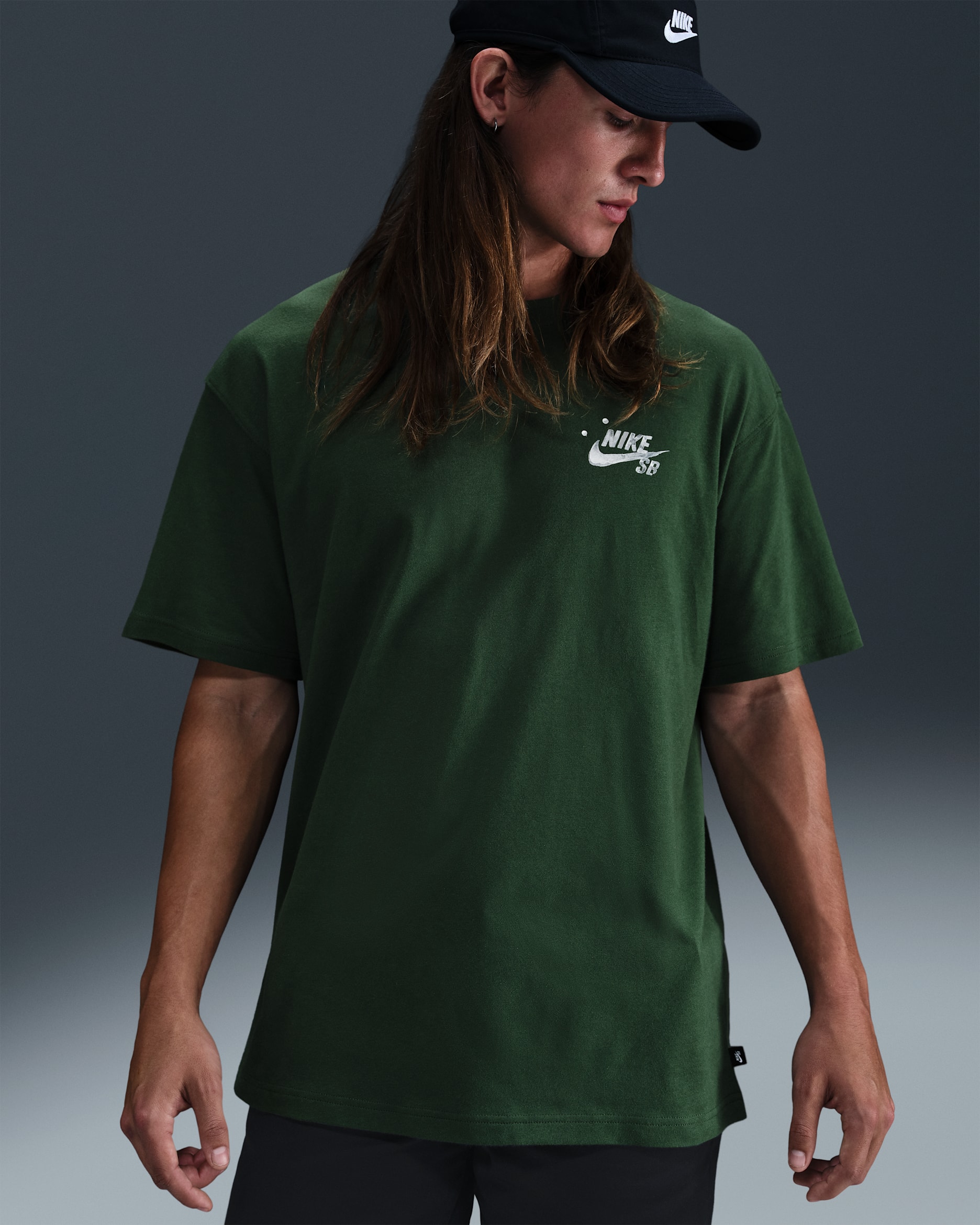 Nike SB Max90 Skate T-Shirt - Fir