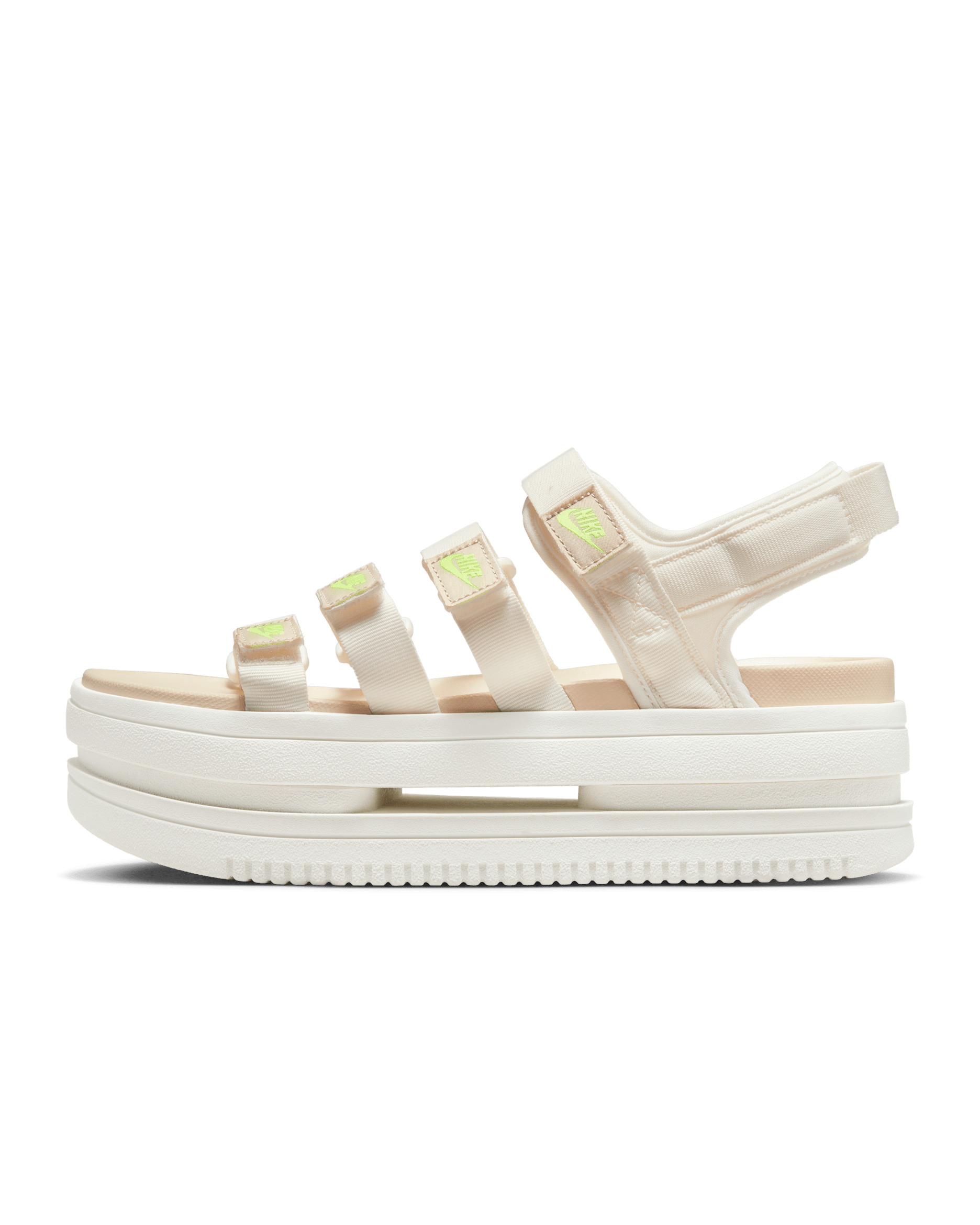 รองเท้าแซนดัลผู้หญิง Nike Icon Classic - Sail/Sanddrift/Ghost Green