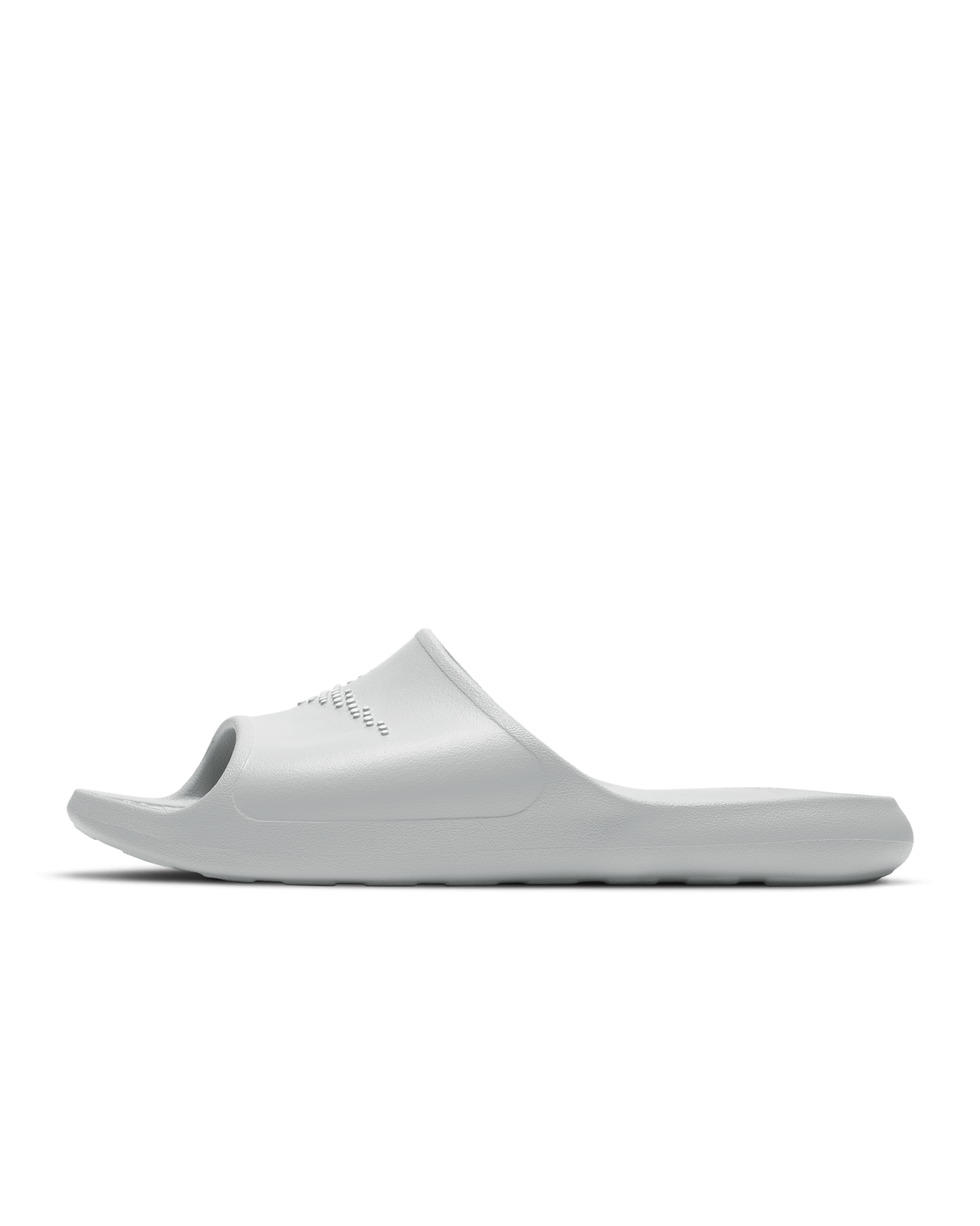 Nike Victori One 男款排水拖鞋 - Light Smoke Grey/Light Smoke Grey/白色