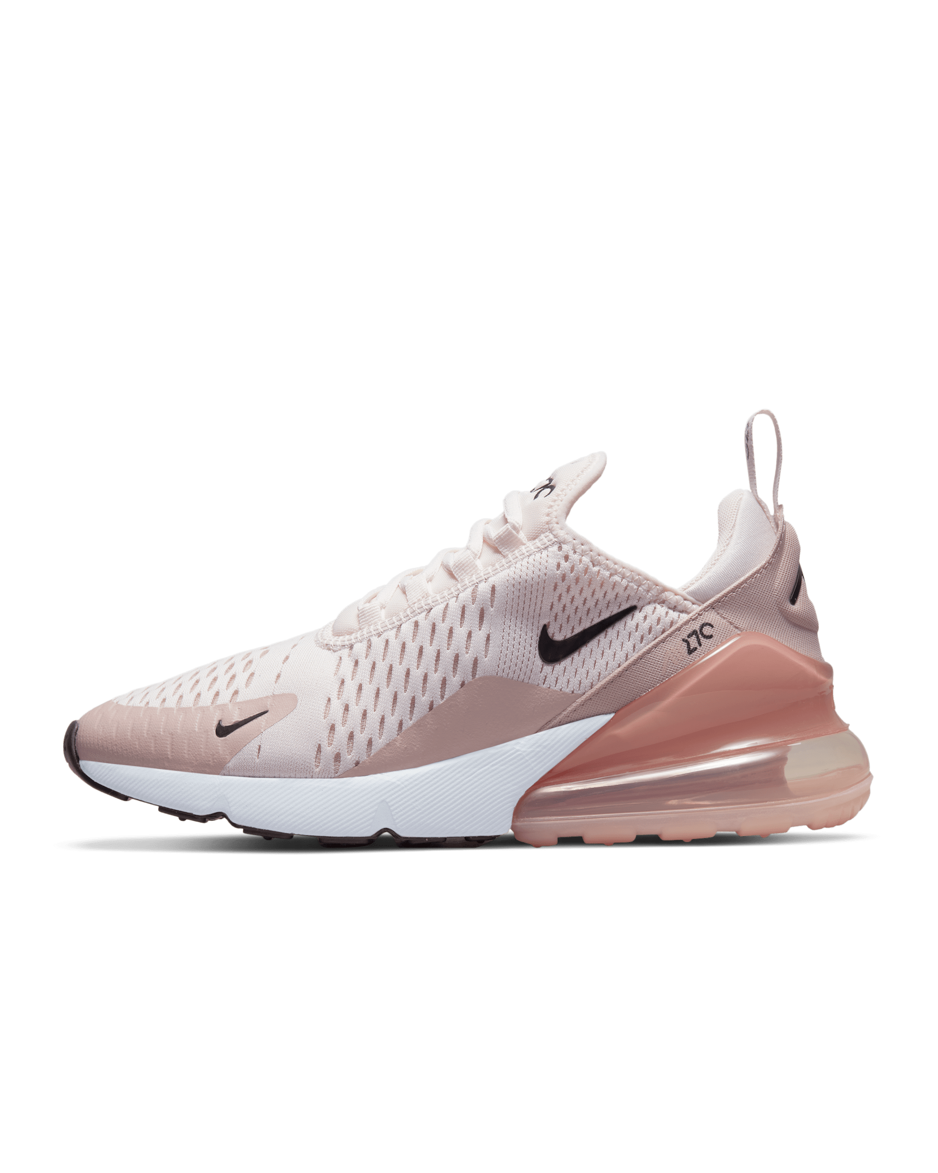 Tenis para mujer Nike Air Max 270 - Rosa suave claro/Rosa Oxford/Baya del desierto/Negro