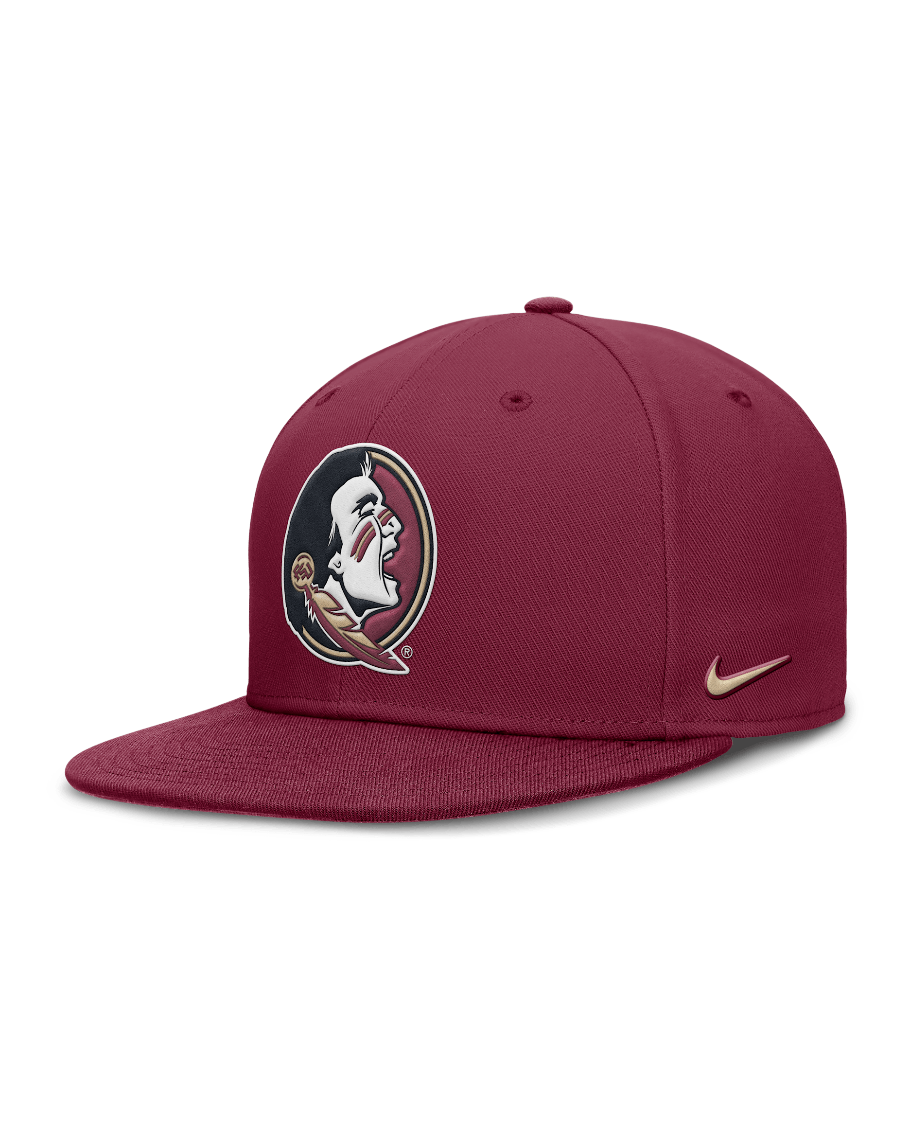 Florida State Seminoles On-Field Pro Men's Nike Dri-FIT College Fitted Hat - Garnet