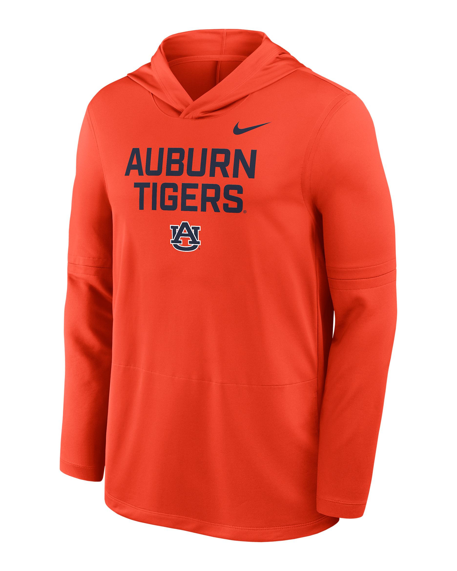 Auburn Sideline Men's Nike Dri-FIT College Long-Sleeve Hooded Top - Orange