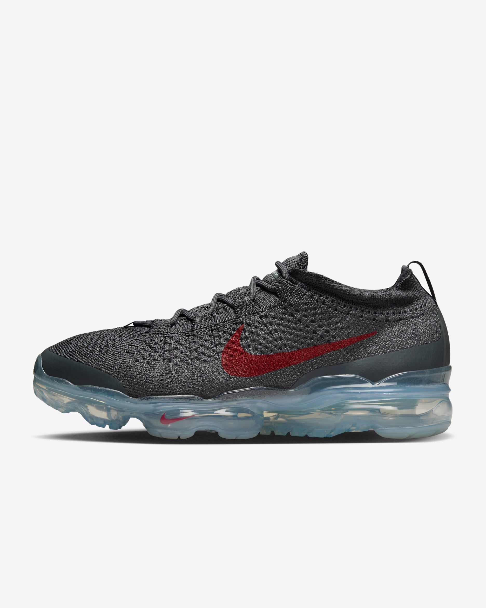 Nike Air VaporMax 2023 Flyknit Men's Shoes - Dark Grey/Cool Grey/Wolf Grey/Gym Red