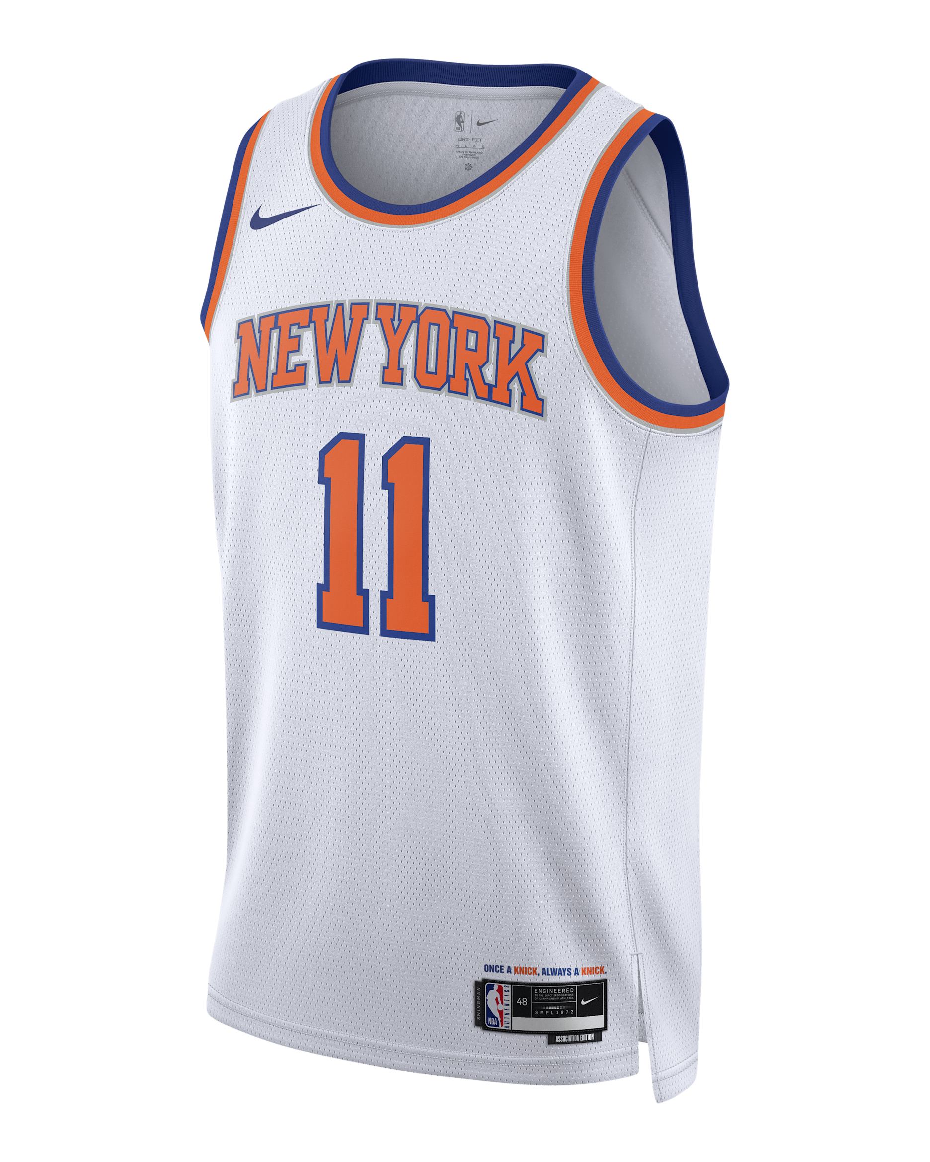 New York Knicks Association Edition Men's Nike Dri-FIT NBA Swingman Jersey - White