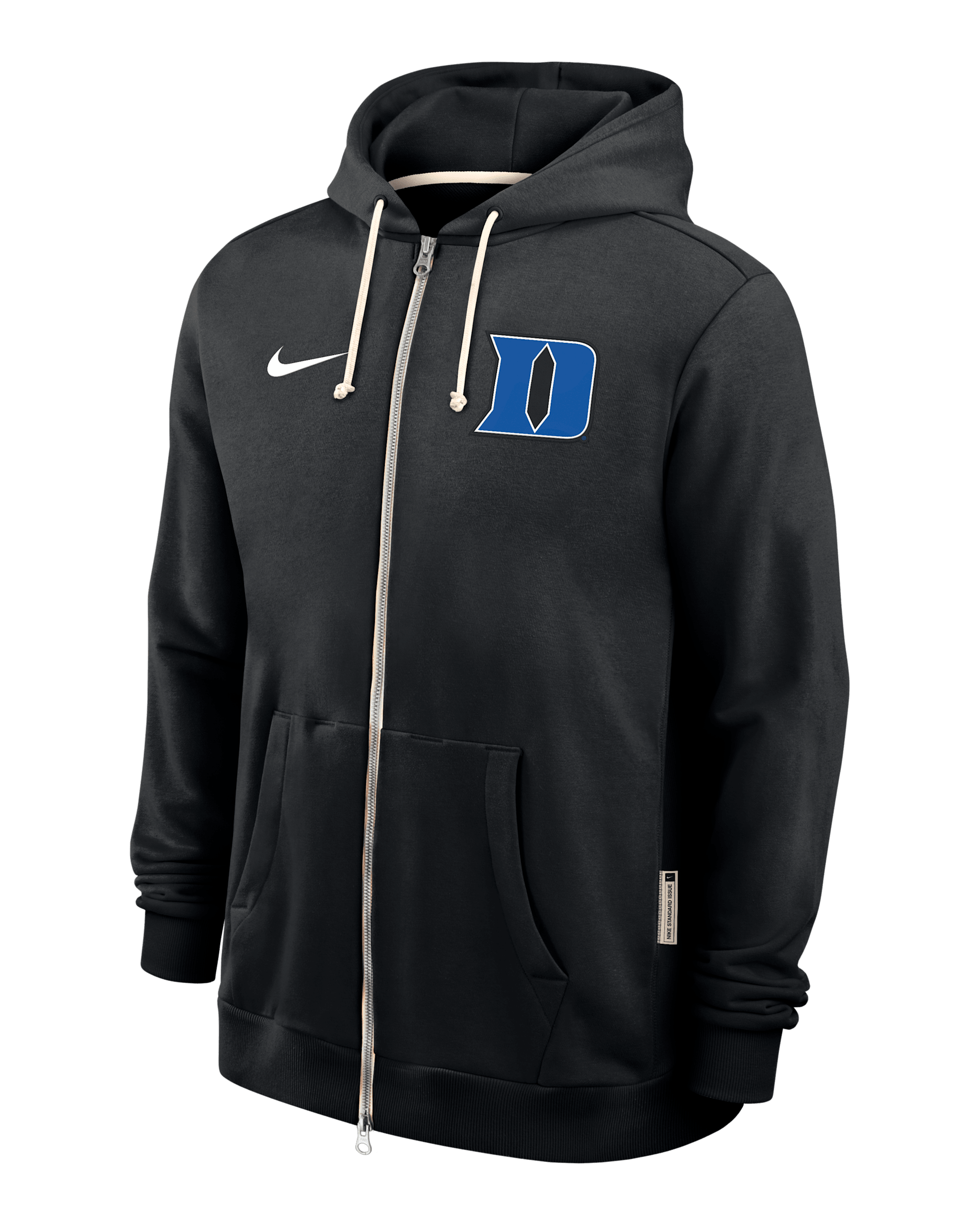 Duke Sideline Men's Nike Dri-FIT College Full-Zip Hoodie - Black