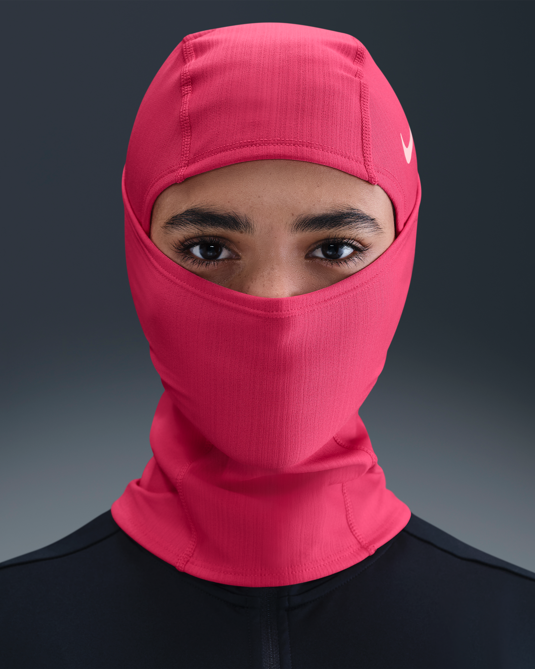 Nike Pro HyperWarm Football Hood - Vivid Pink/White