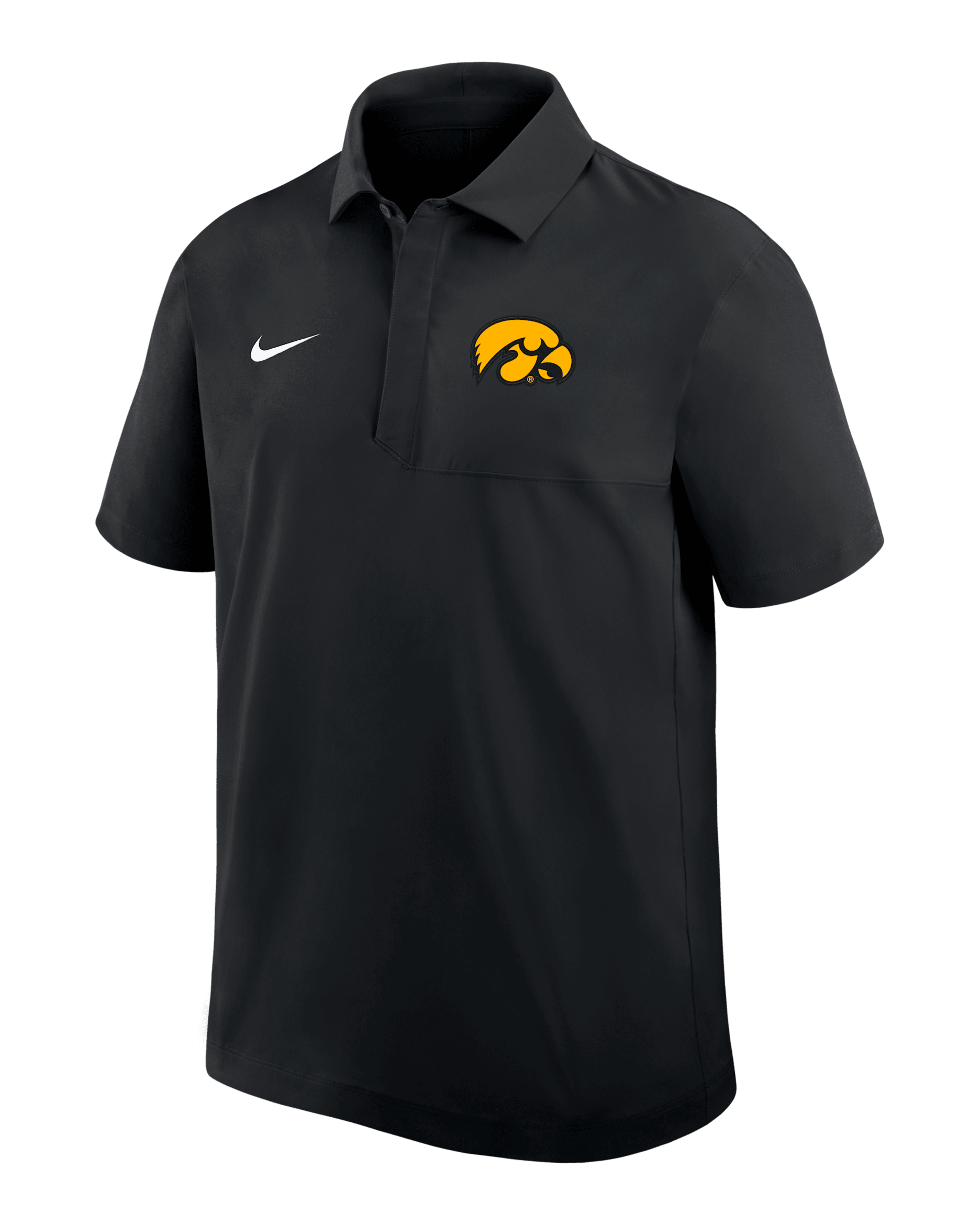 Iowa Men's Nike Dri-FIT College Polo - Black