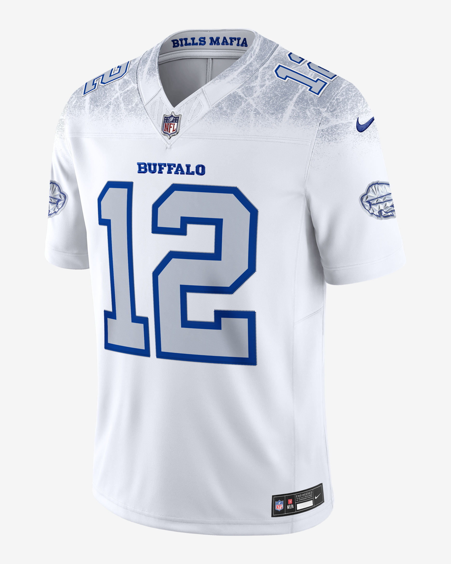 Jim Kelly Buffalo Bills Rivalries Collection Men's Nike Dri-FIT NFL Limited Jersey - White