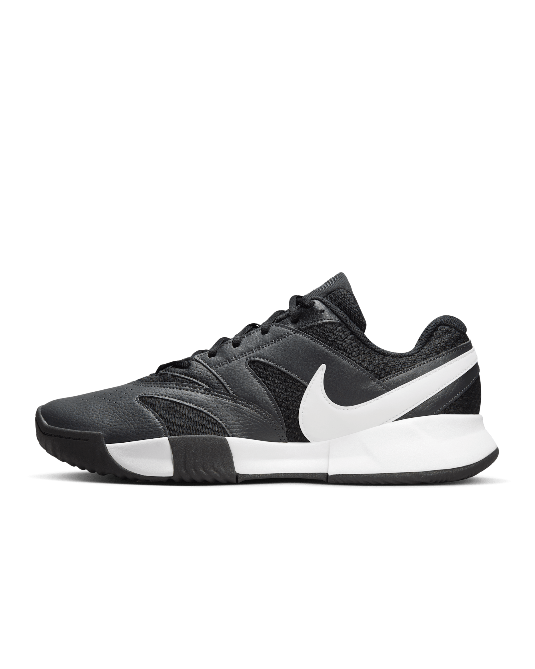 NikeCourt Lite 4 Herren-Tennisschuh für Sandplätze - Schwarz/Anthracite/Weiß