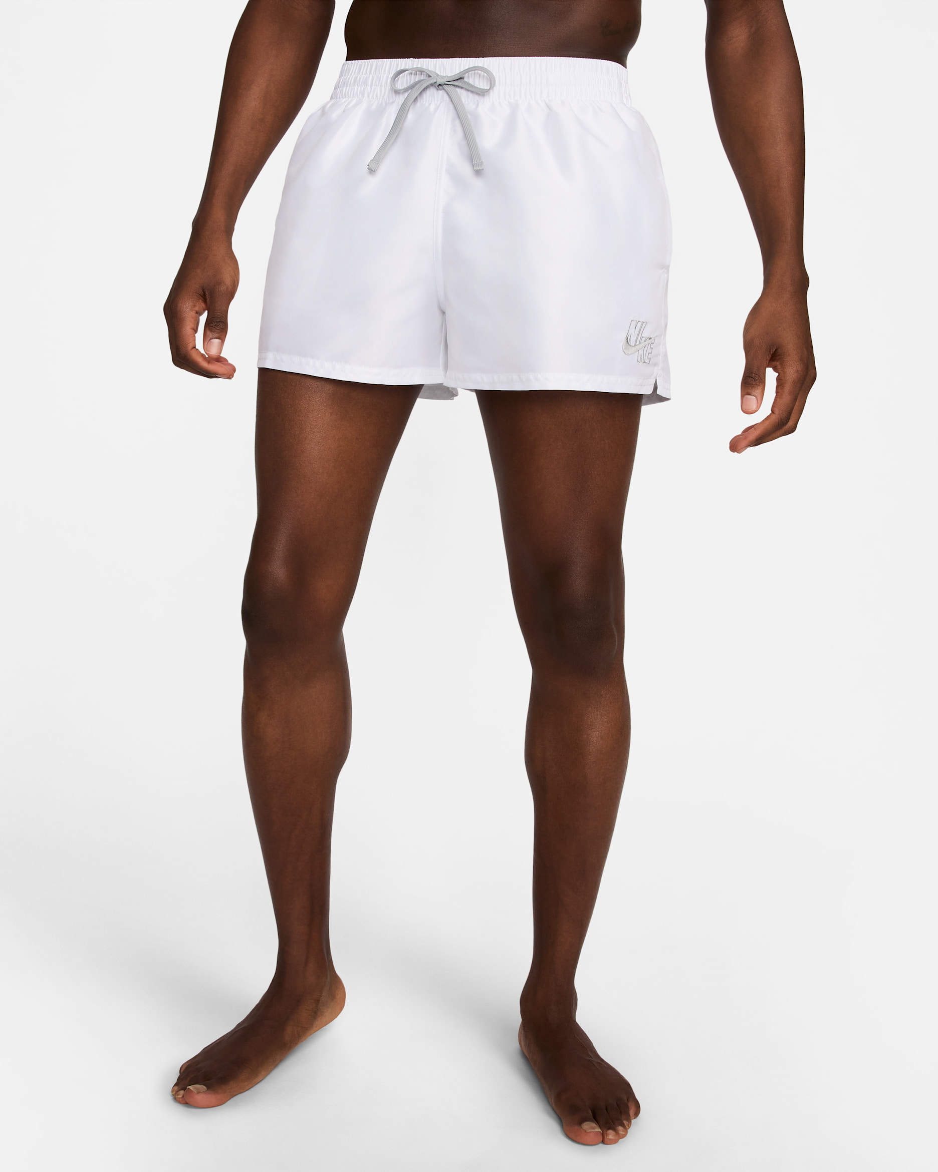Nike Swim Essential Men's 3" Volley Shorts - White