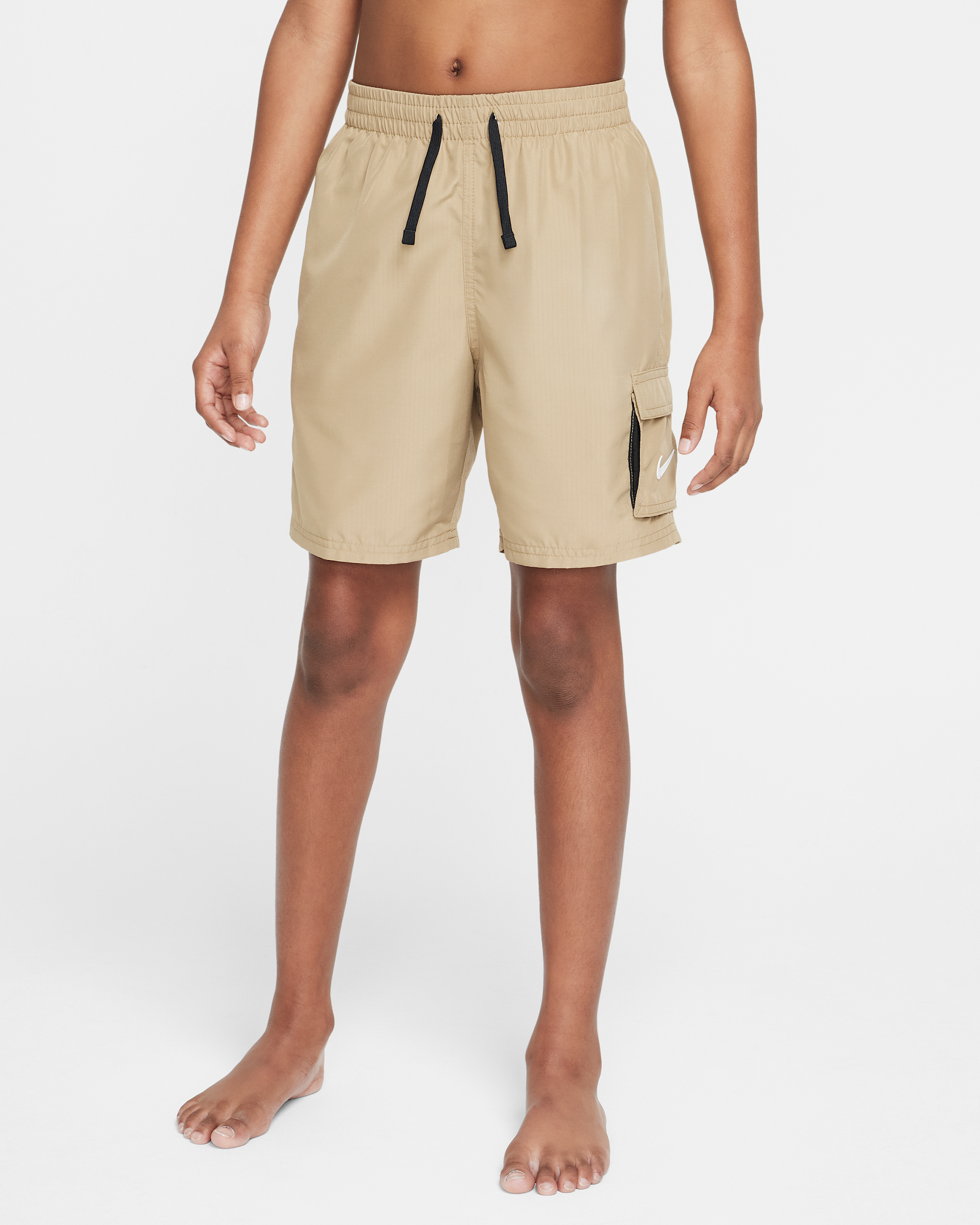 Shorts de vóleibol de 15 cm para niño talla grande Nike Swim Voyage - Beige paracaídas