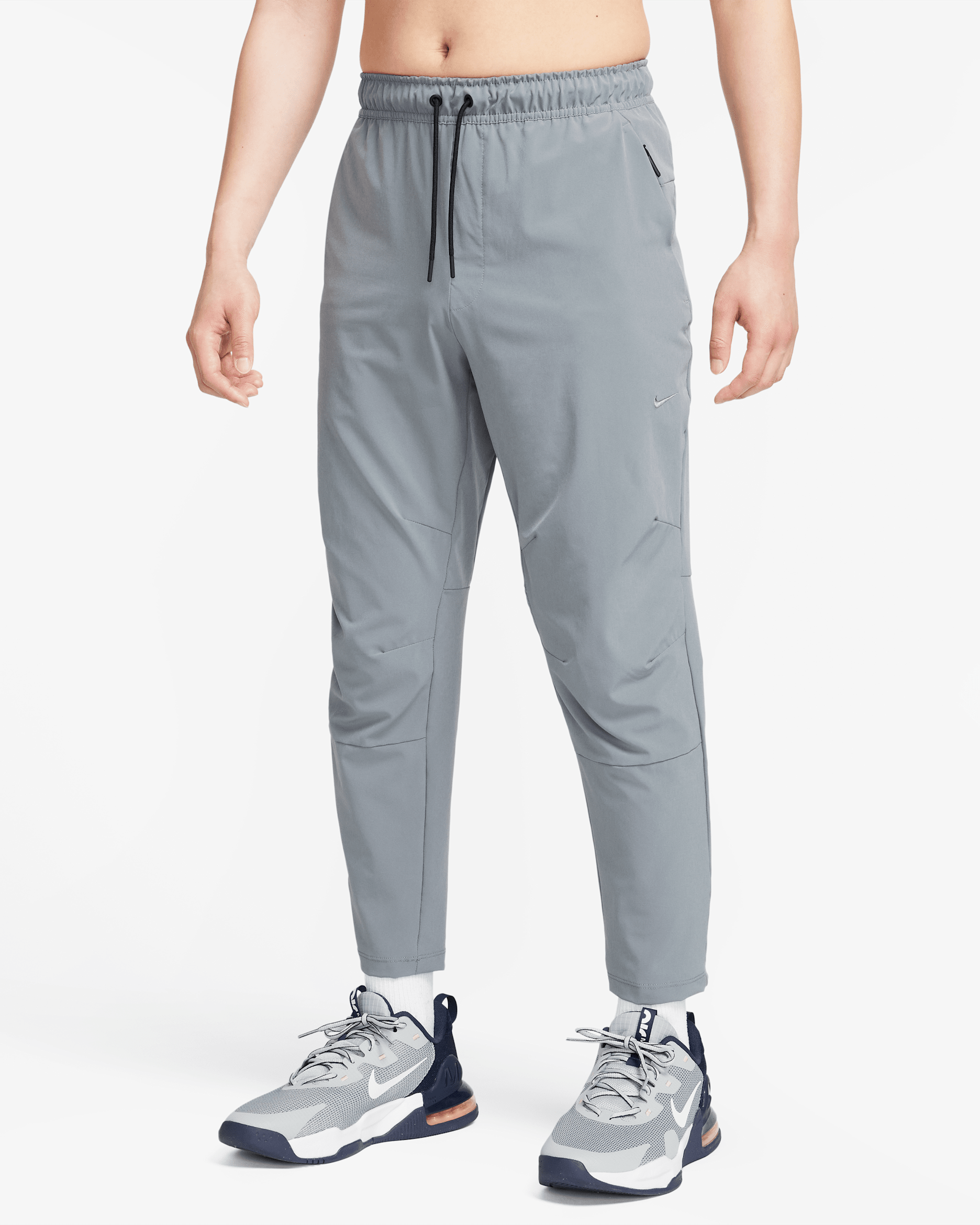 나이키 언리미티드 남성 드라이 핏 스트레이트 핏 다용도 팬츠 - 스모크 그레이/블랙/스모크 그레이