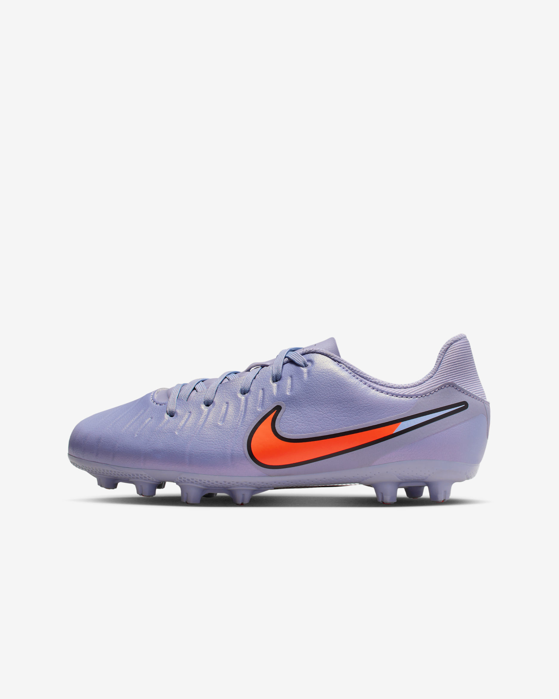 Nike Jr. Tiempo Legend 10 Academy Little/Big Kids' Hard-Ground Low-Top Soccer Cleats - Blue Eclipse/Black