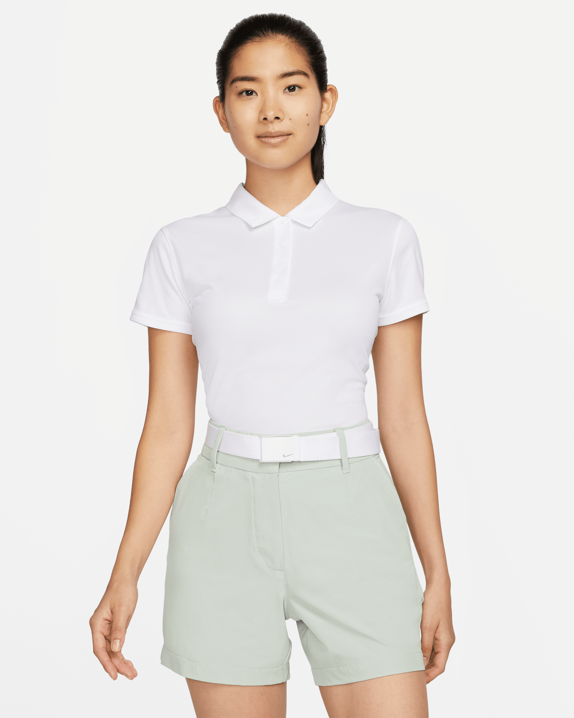 Nike Dri-FIT Victory Women's Golf Polo - White/Black