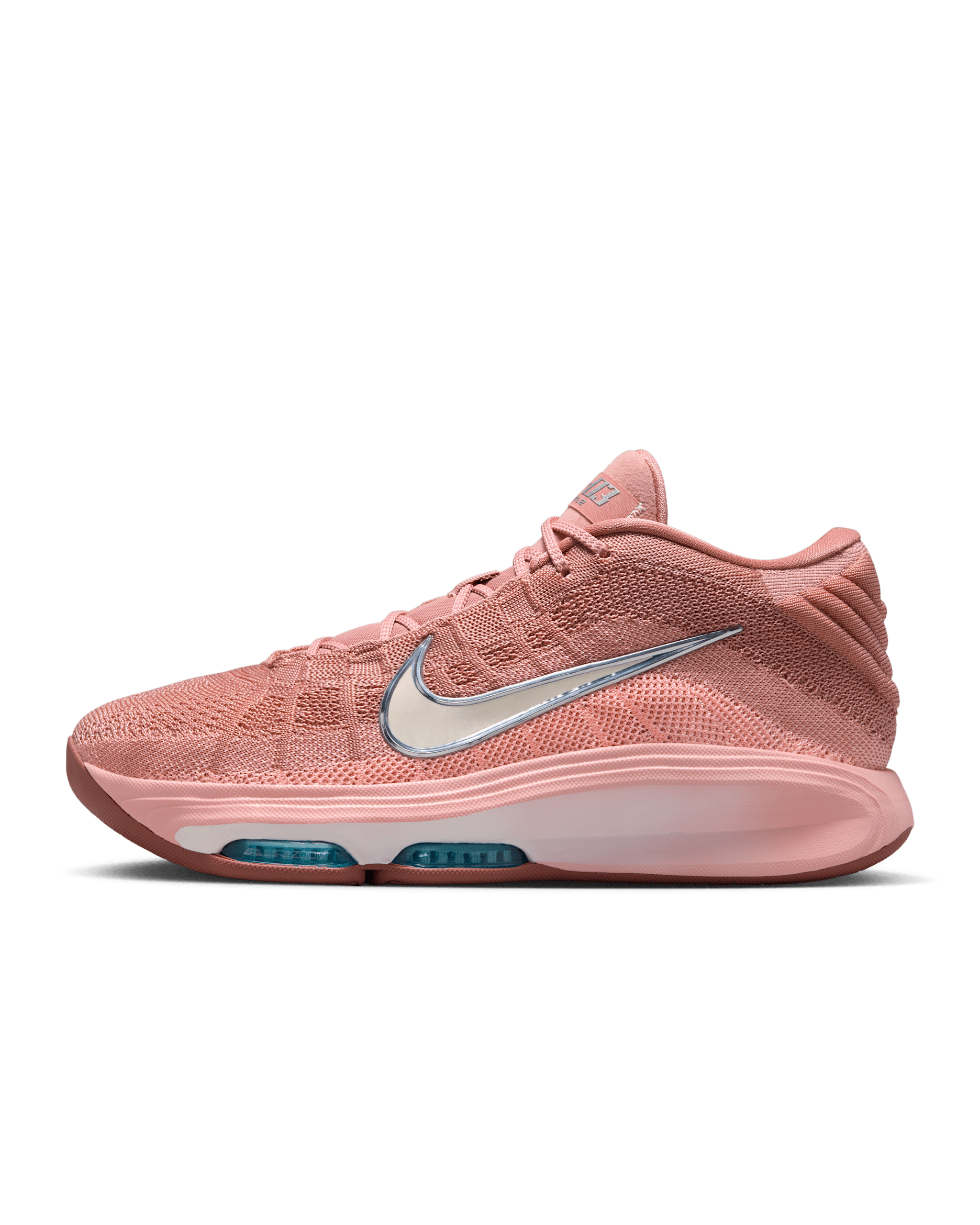 Nike G.T. Hustle 3 EP Basketball Shoes - Red Stardust/Metallic Silver/Pink Tint/Pale Ivory