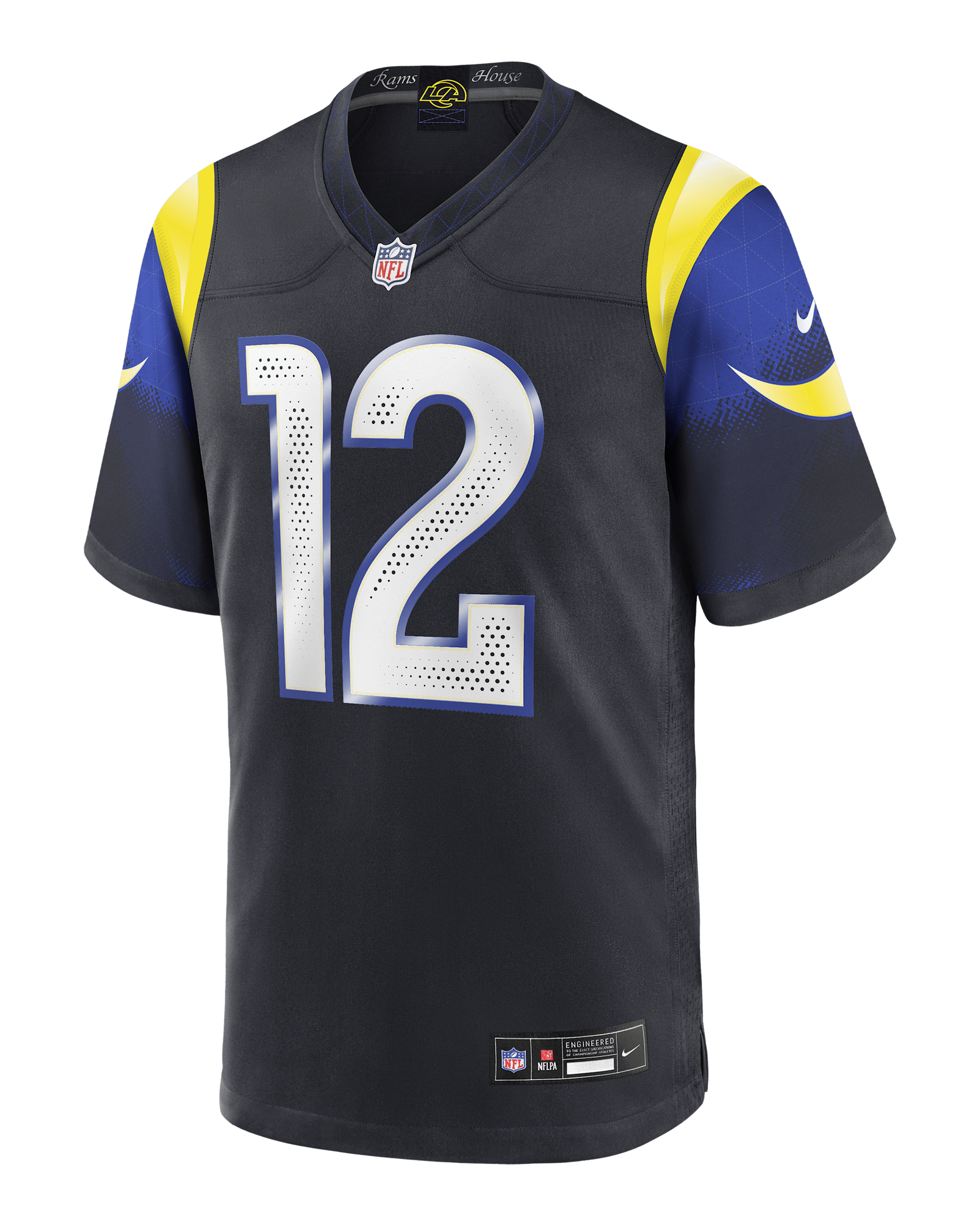 Puka Nacua Los Angeles Rams Rivalries Collection Men’s Nike NFL Game Jersey - Navy