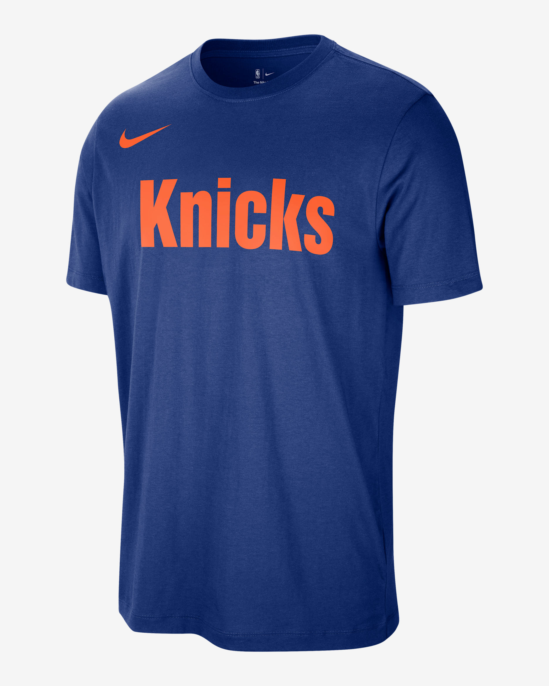Playera Nike de la NBA para hombre New York Knicks Essentials - Azul enérgico