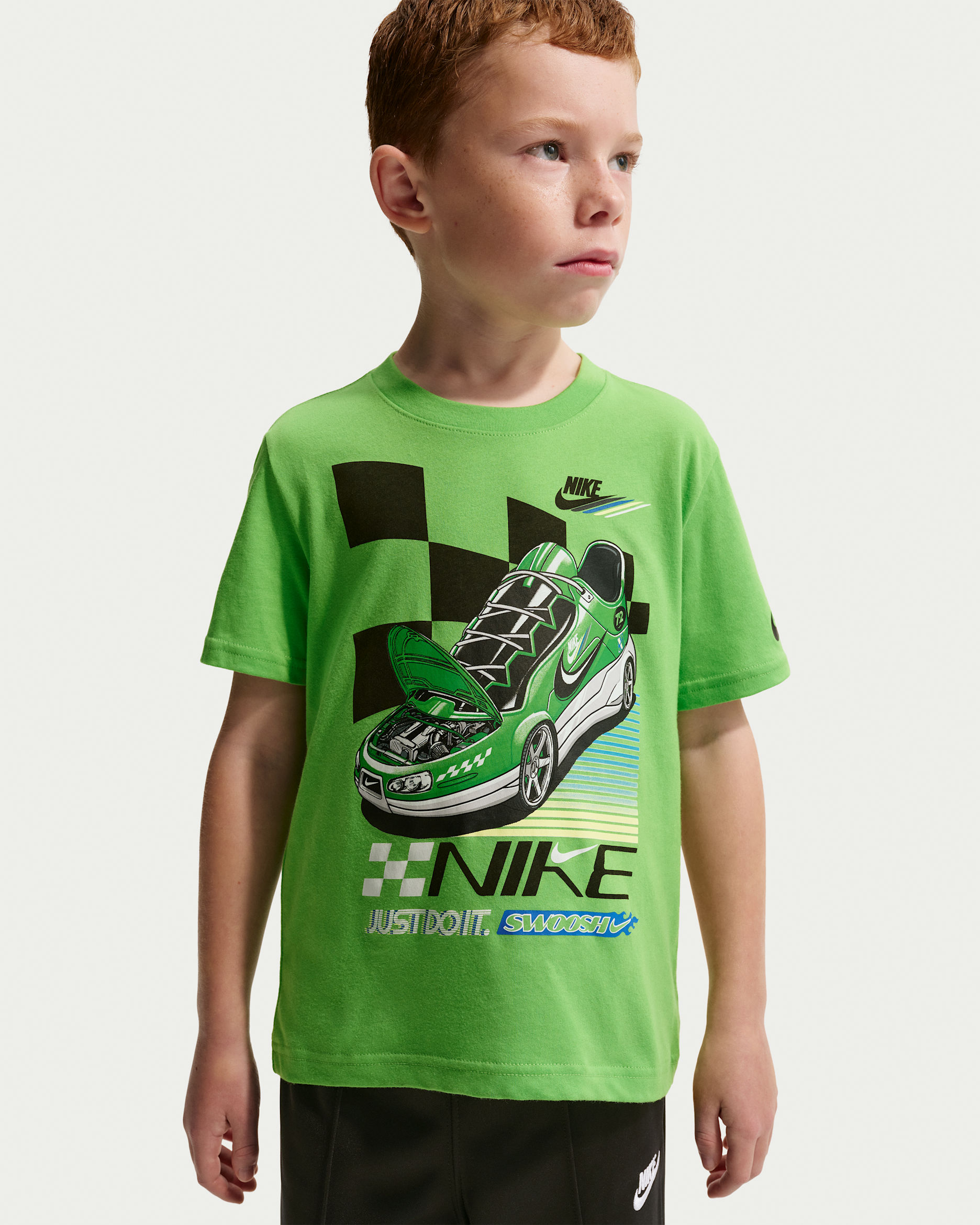 나이키 리틀키즈 빅토리 랩 저지 티셔츠 - 민 그린