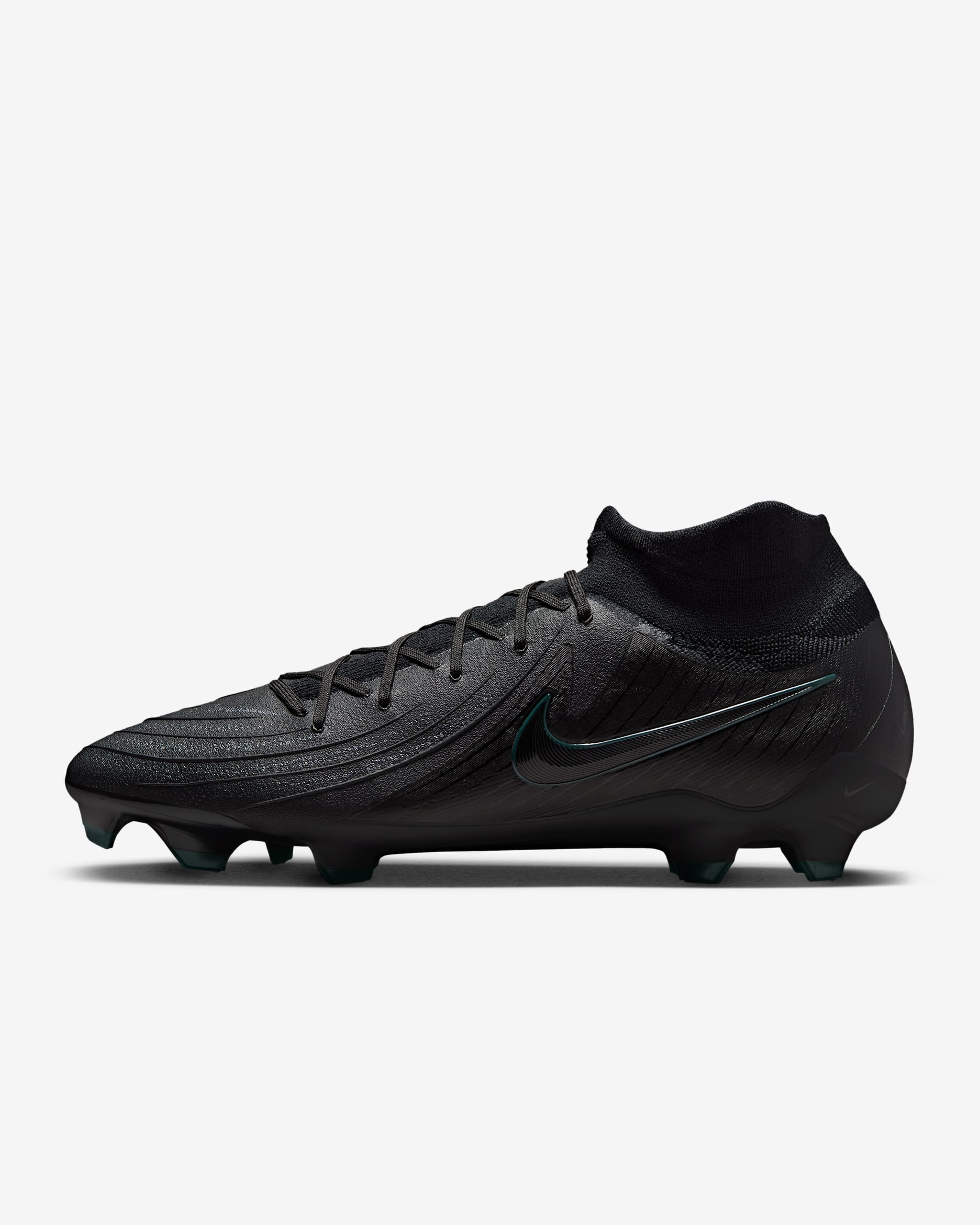 Nike Phantom Luna 2 Pro Firm-Ground High-Top Football Boot - Black/Deep Jungle/Black