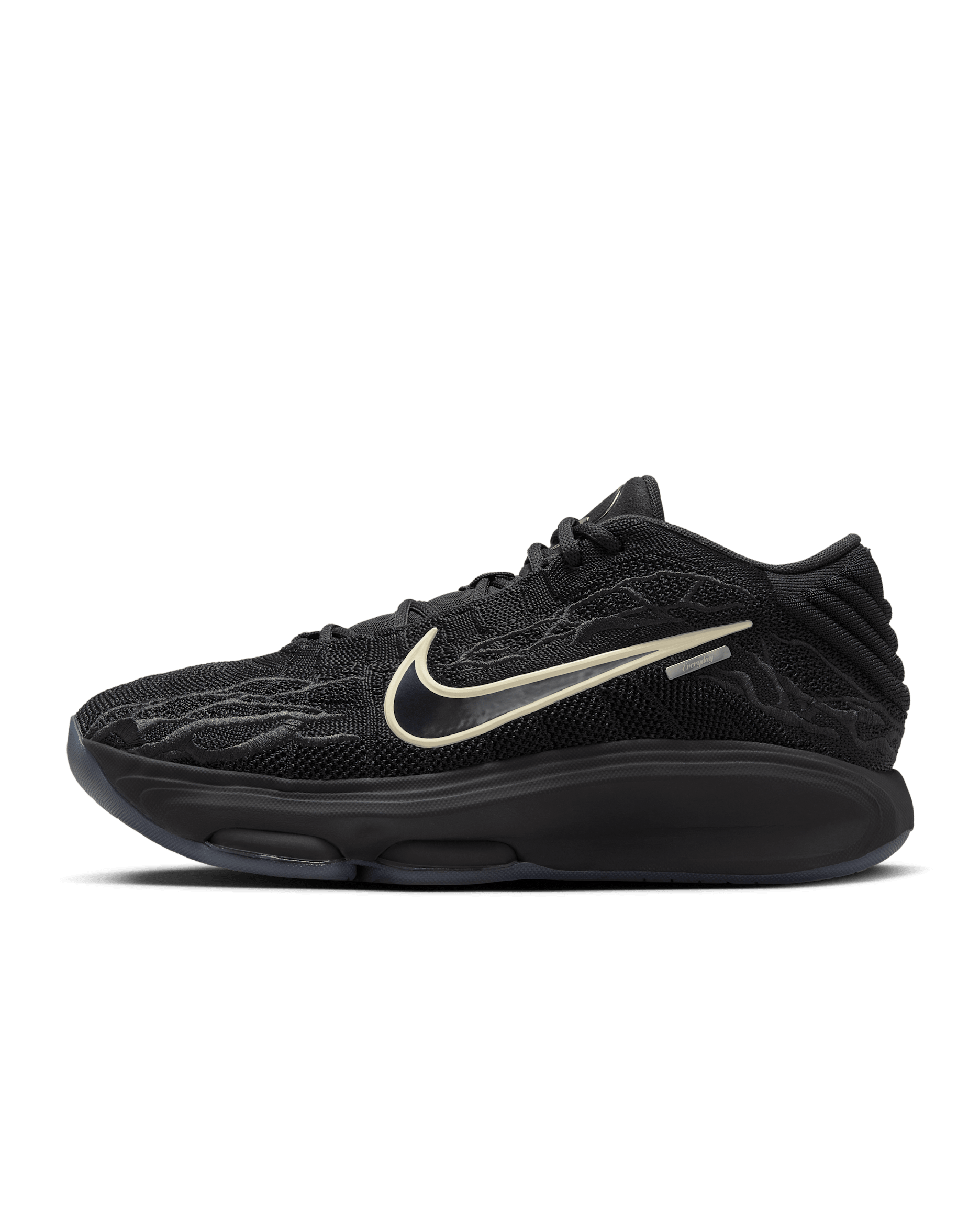 Tenis de básquetbol Nike G.T. Hustle 3 Black Label "Victor Wembanyama" - Negro/Leche de coco/Negro