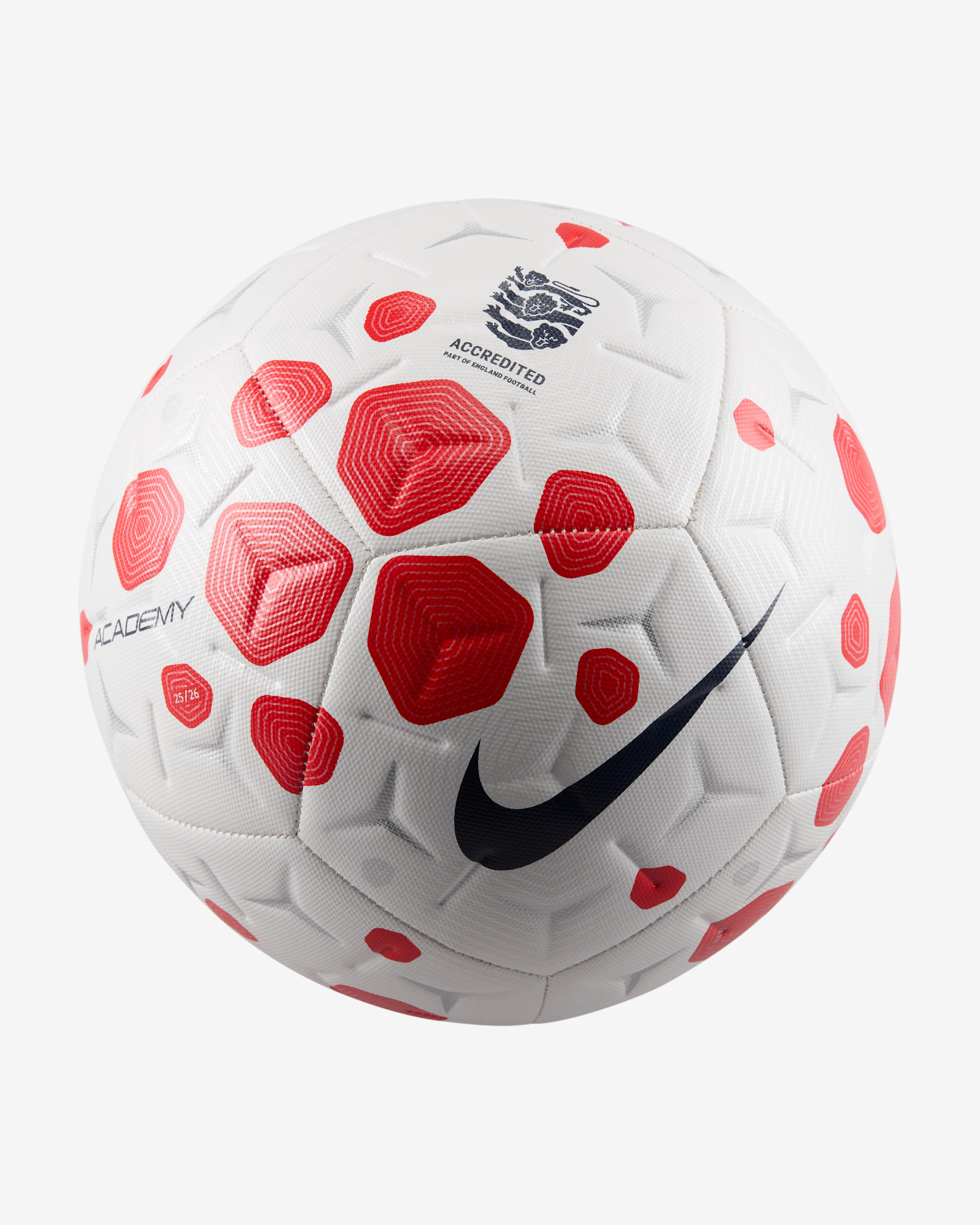 England FA Academy Nike Soccer Ball - White/Red/Blue