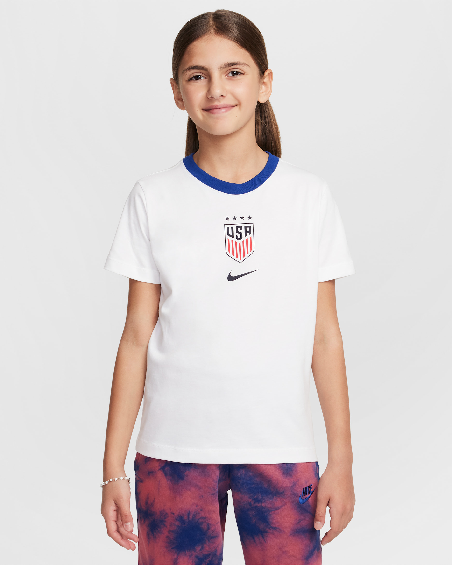 USWNT Big Kids' Nike Soccer T-Shirt - White