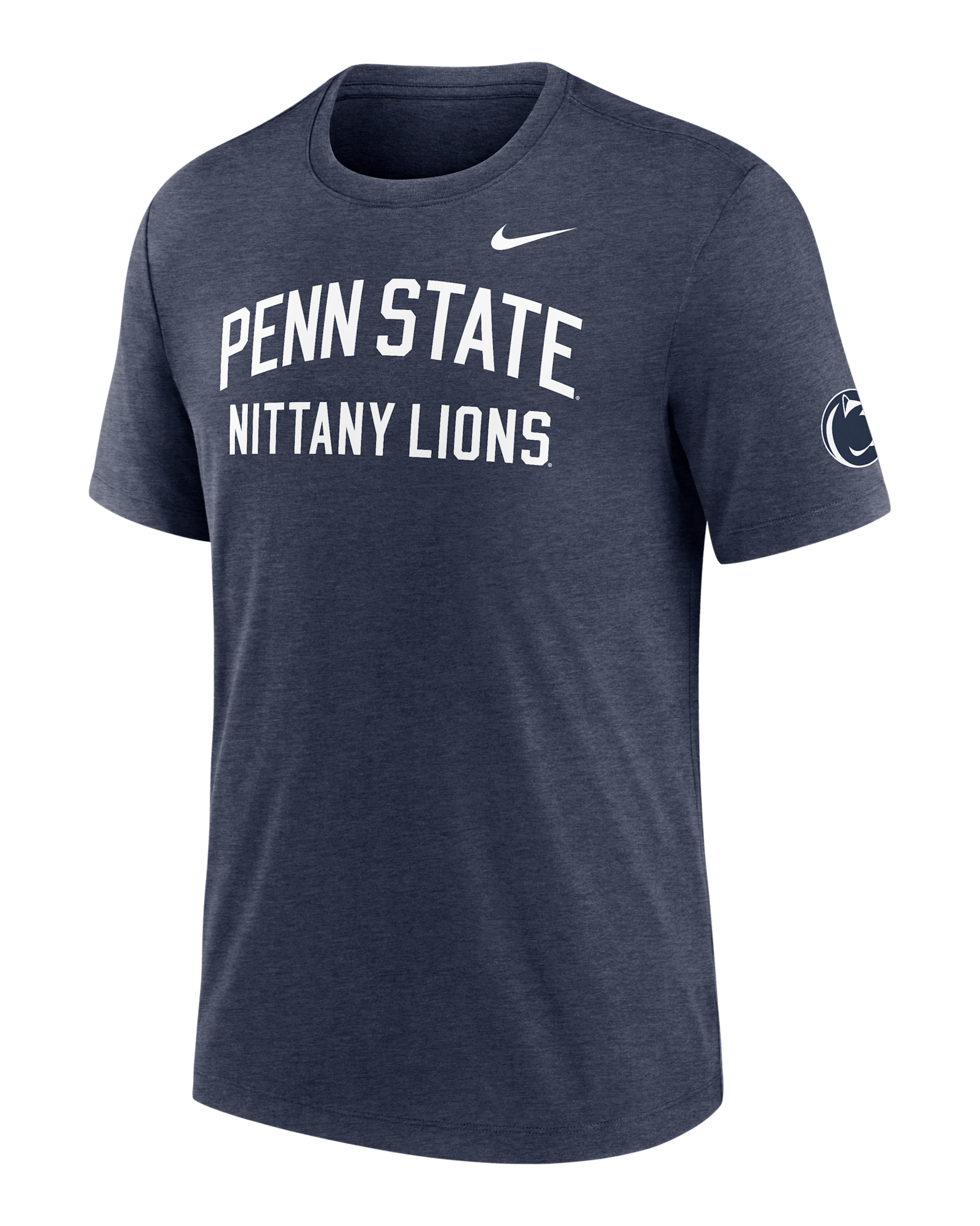 Penn State Campus Collegiate Block Men's Nike College T-Shirt - Blue Heather