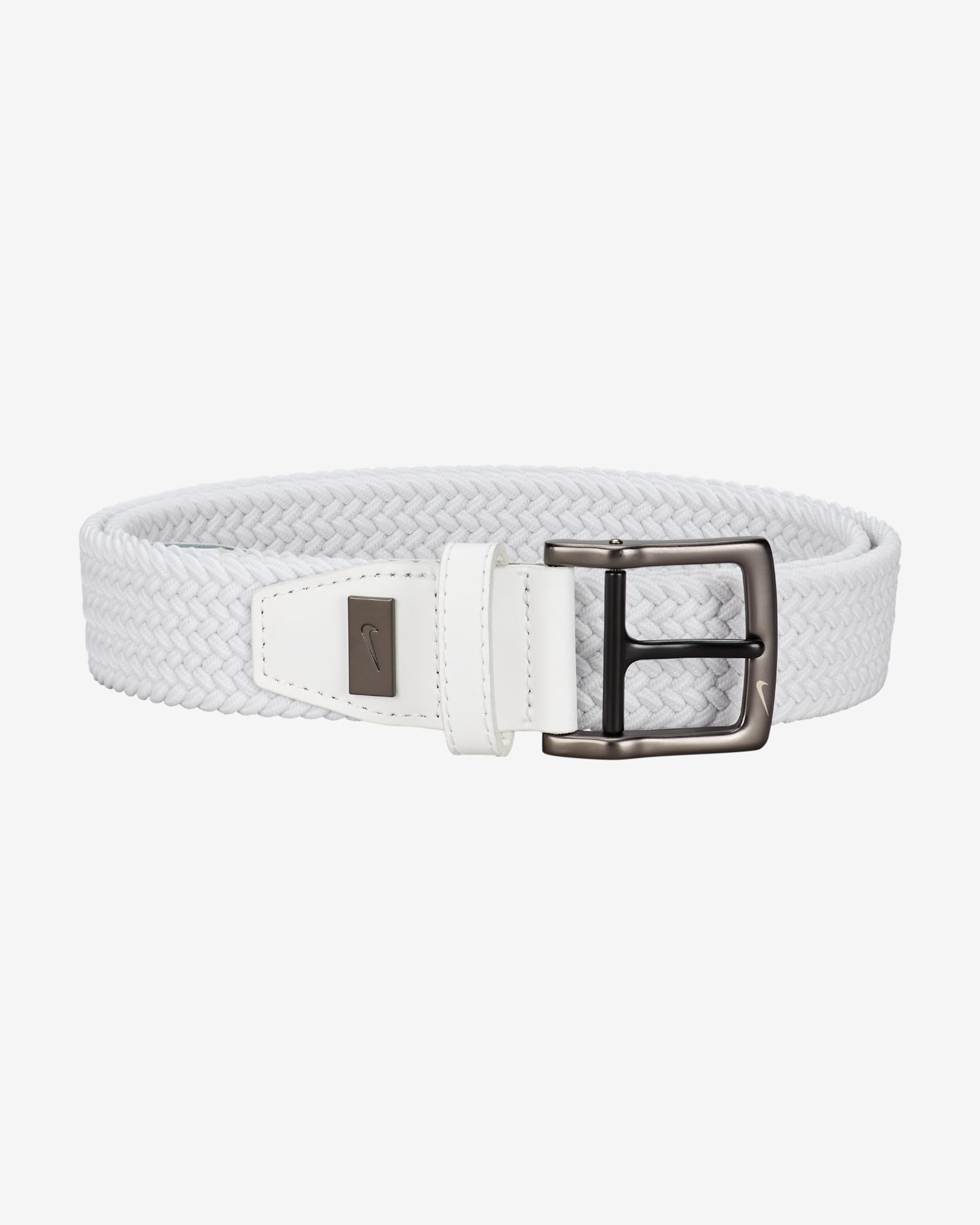 Cinturón de golf de tejido Woven elástico para hombre Nike - Blanco