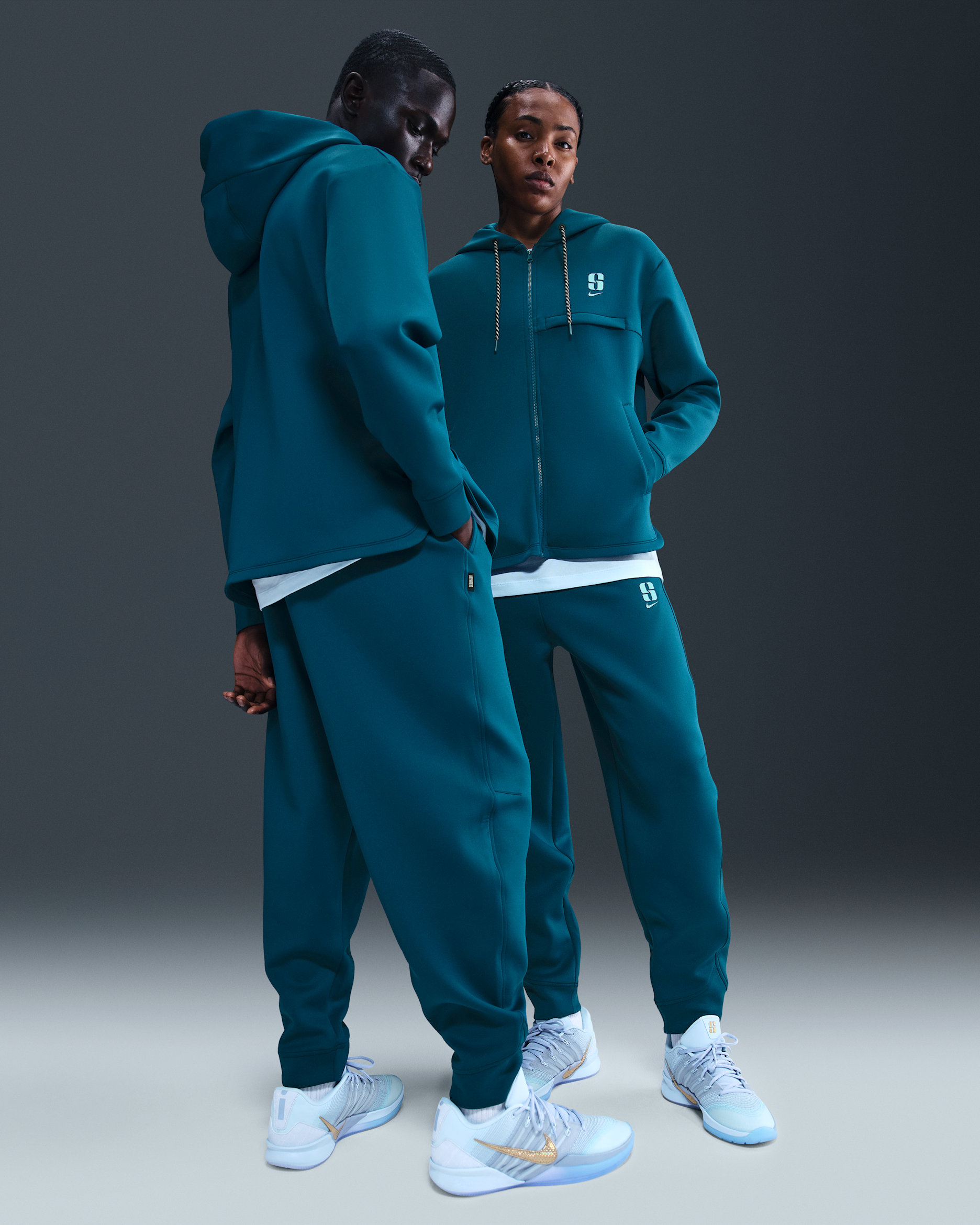 Sabrina Dri-FIT Loose Basketball Pants - Blue Force/Glacier Blue/Glacier Blue