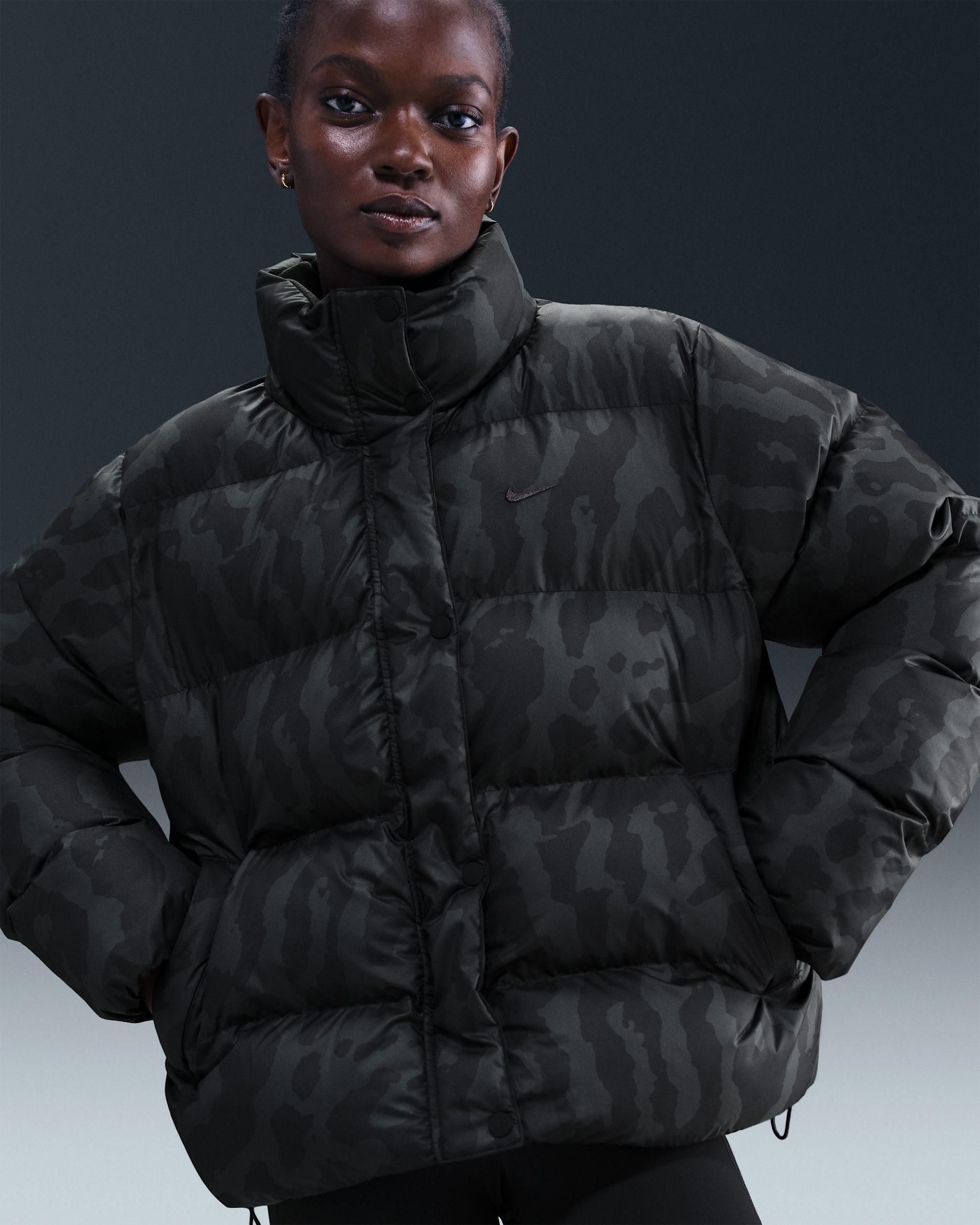 Nike Sportswear Women's Therma-FIT Puffer - Black/Black