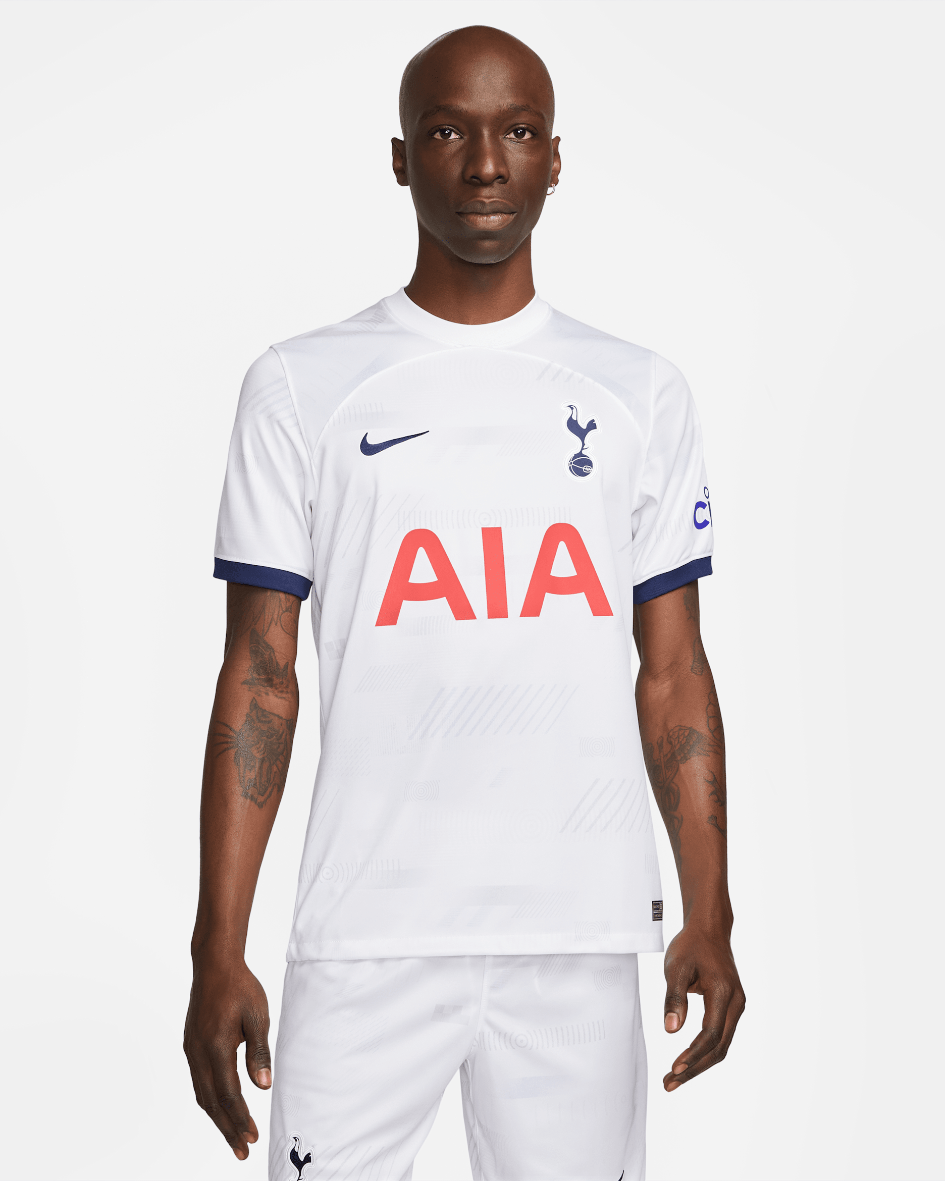 เสื้อแข่งฟุตบอลผู้ชาย Nike Dri-FIT Tottenham Hotspur 2023/24 Stadium Home - ขาว/Binary Blue