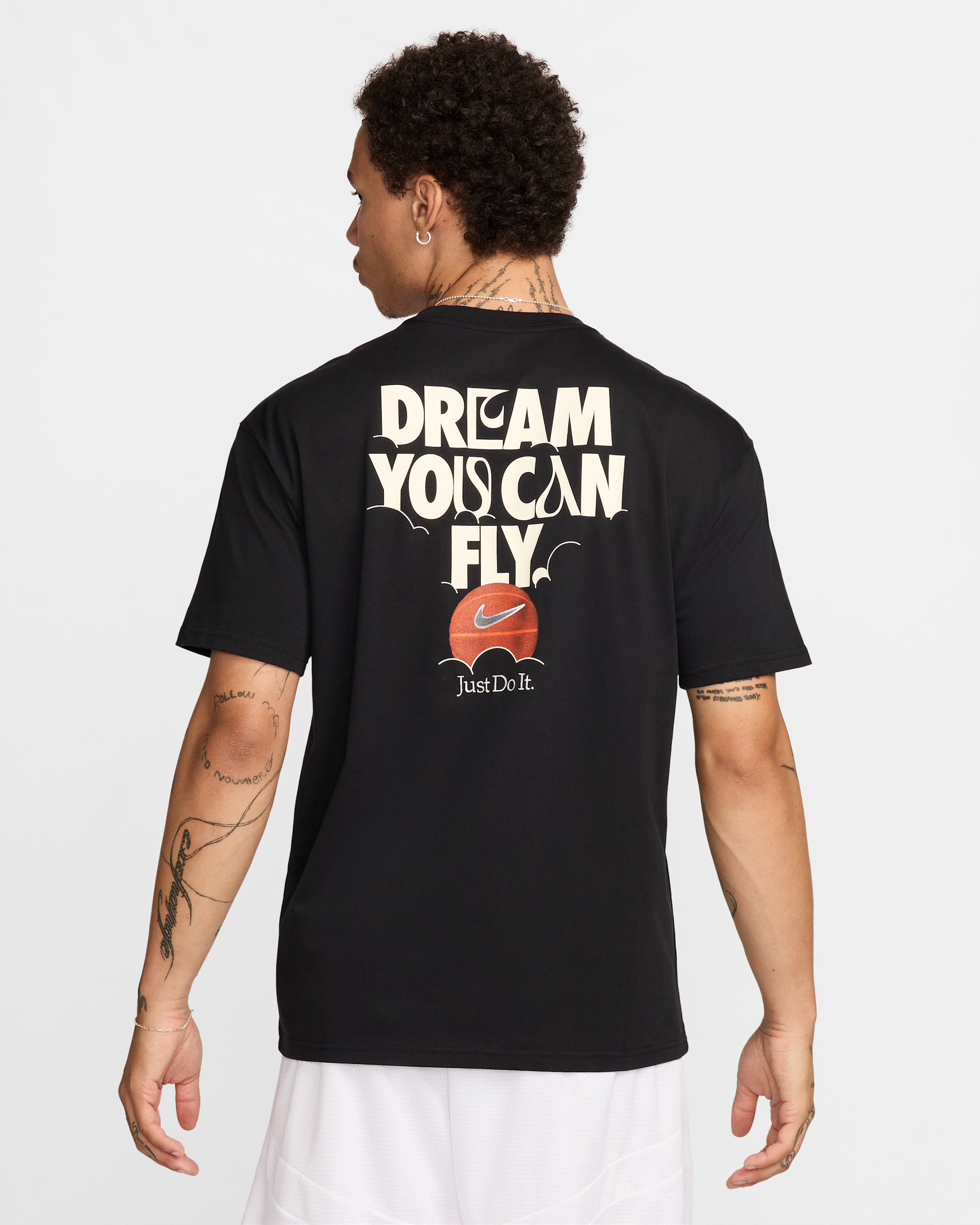 Nike Men's Max90 Basketball T-Shirt - Black