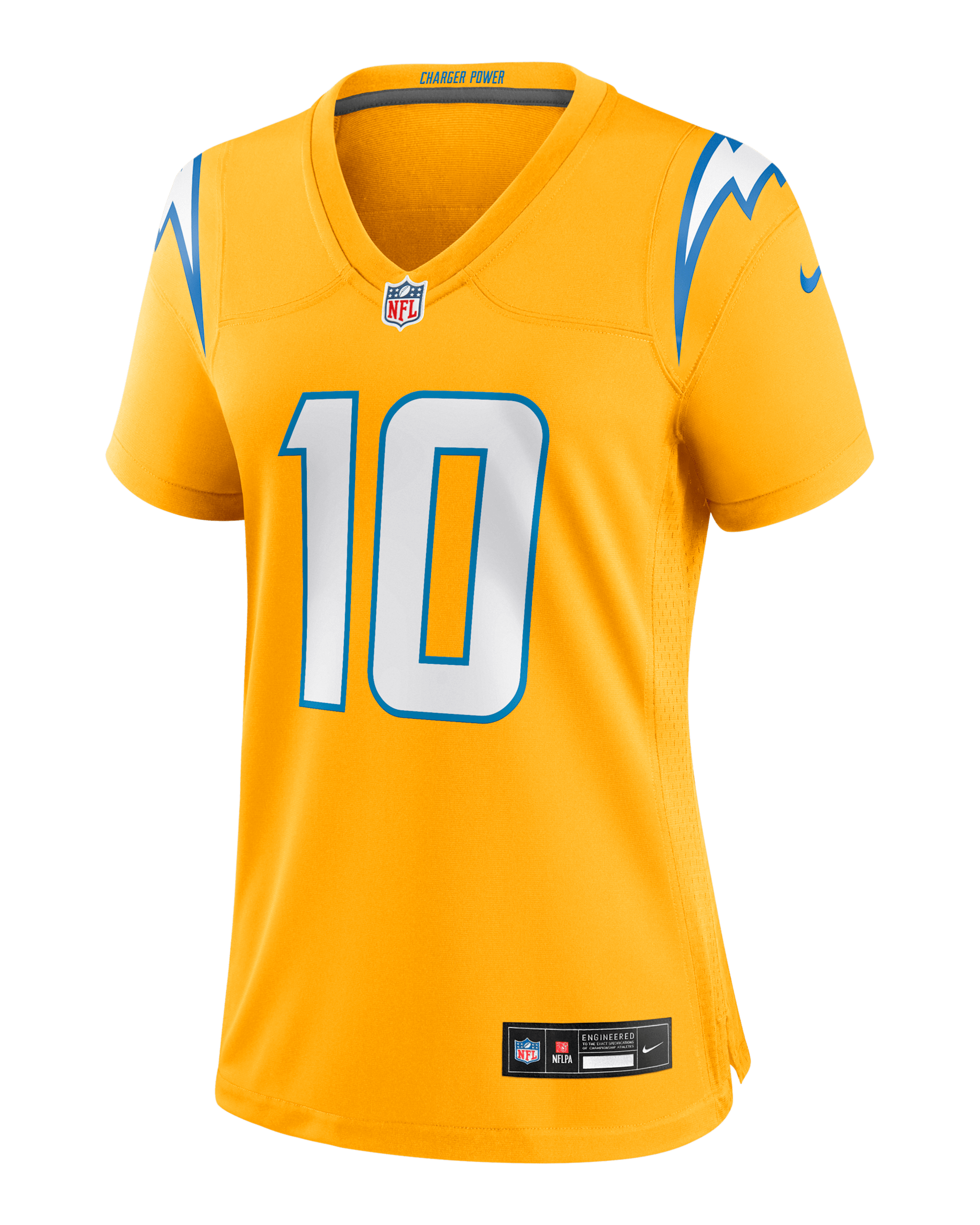 Justin Herbert Los Angeles Chargers Women’s Nike NFL Game Jersey - Gold