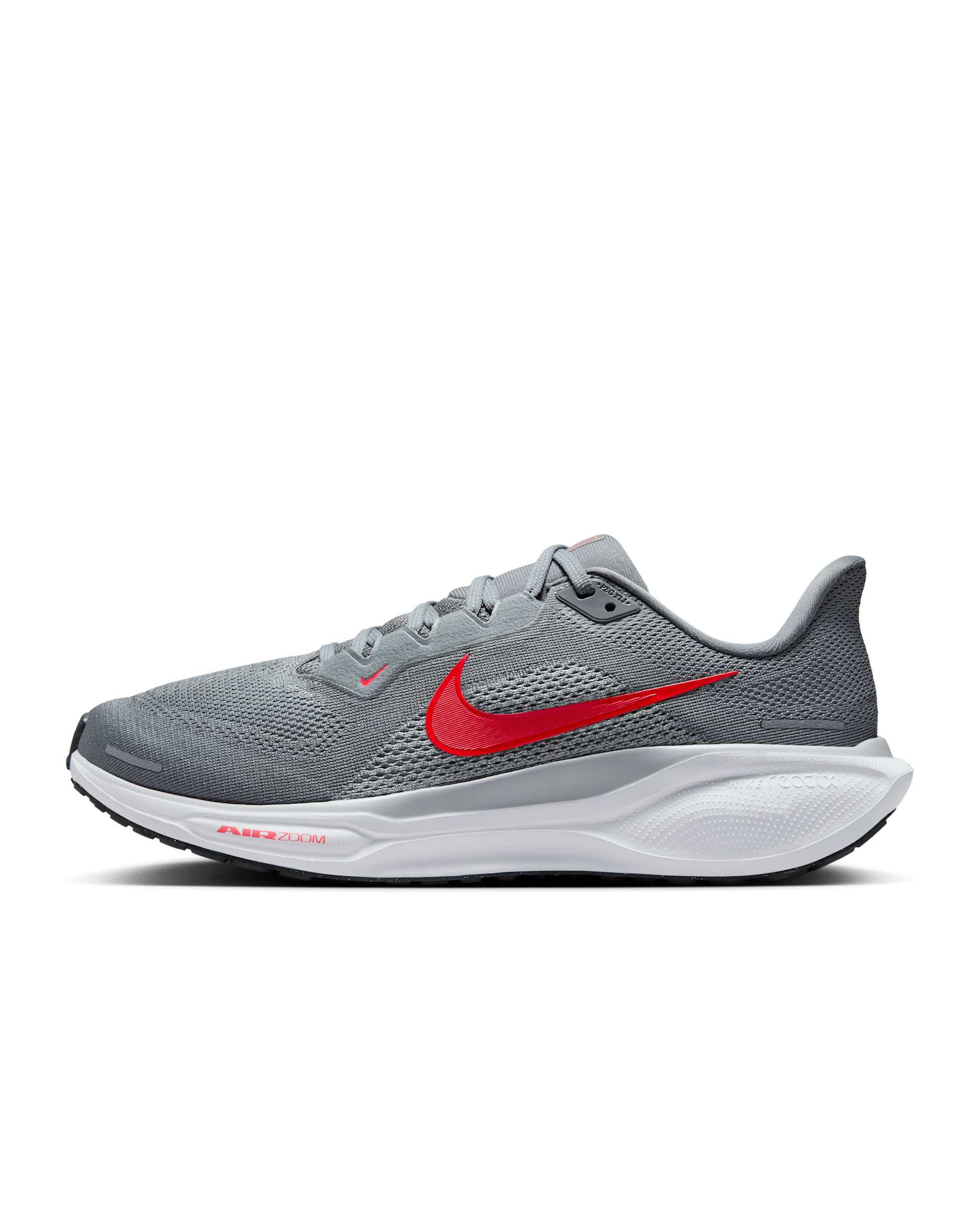 Nike Pegasus 41 Men's Road Running Shoes - Cool Grey/Wolf Grey/Pure Platinum/Bright Crimson