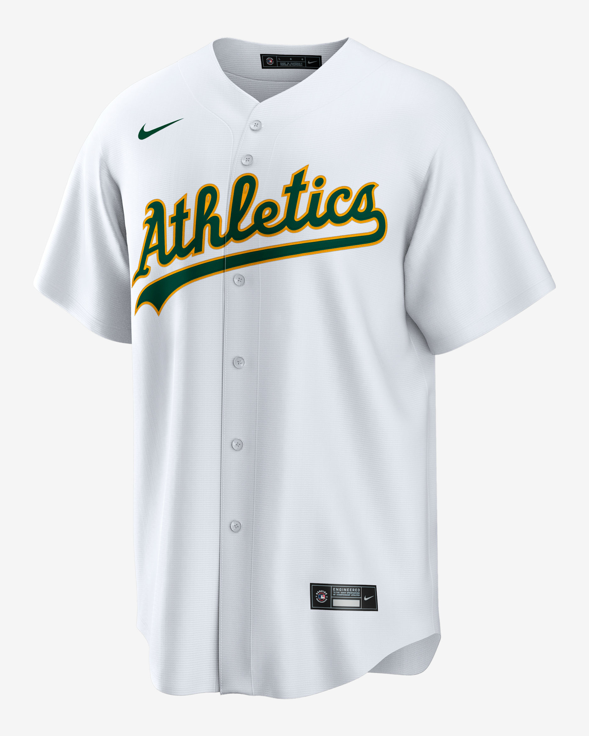 Esteury Ruiz Athletics Men's Nike MLB Replica Jersey - White