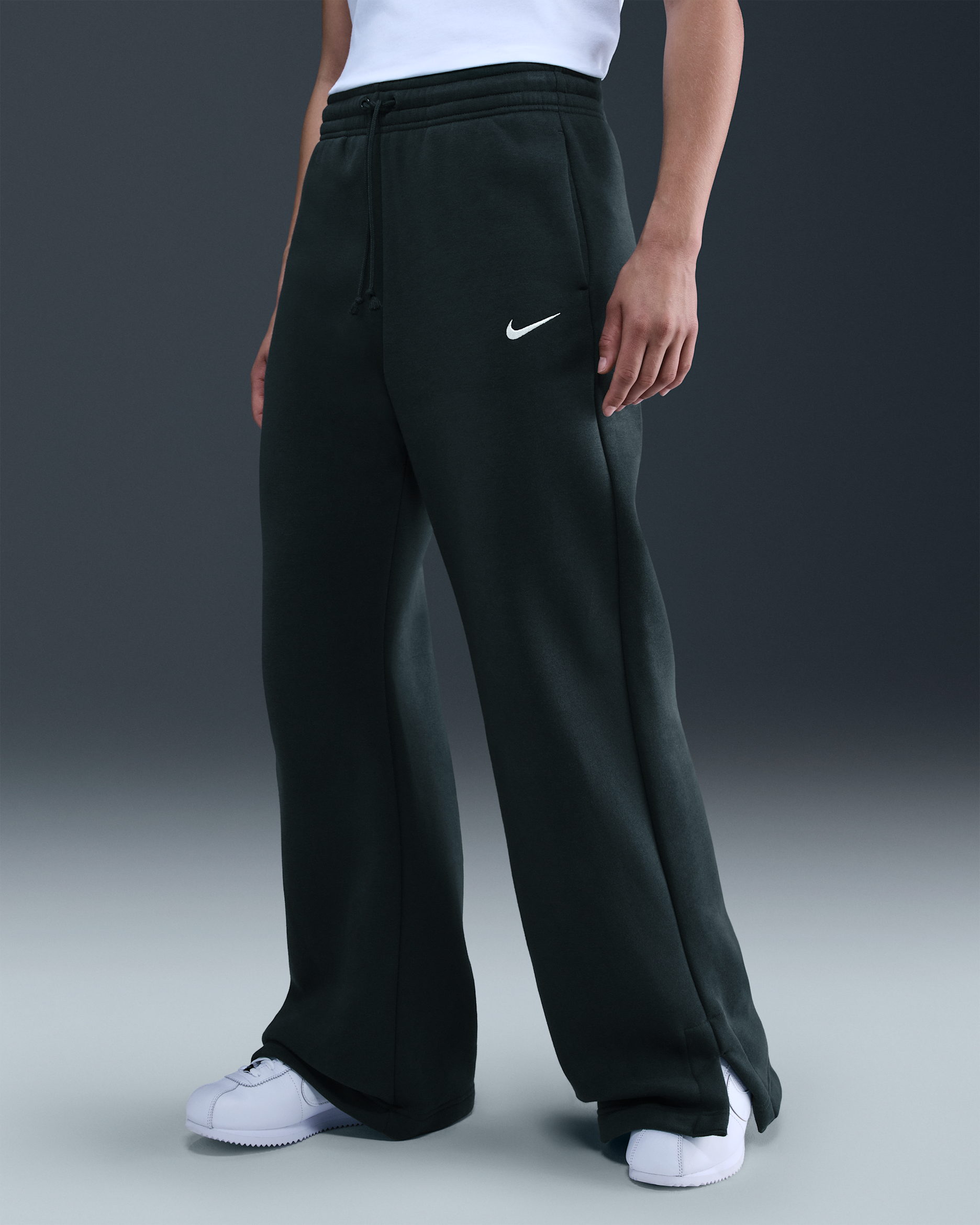 Pantalon ample à taille haute Nike Sportswear Phoenix Fleece pour femme