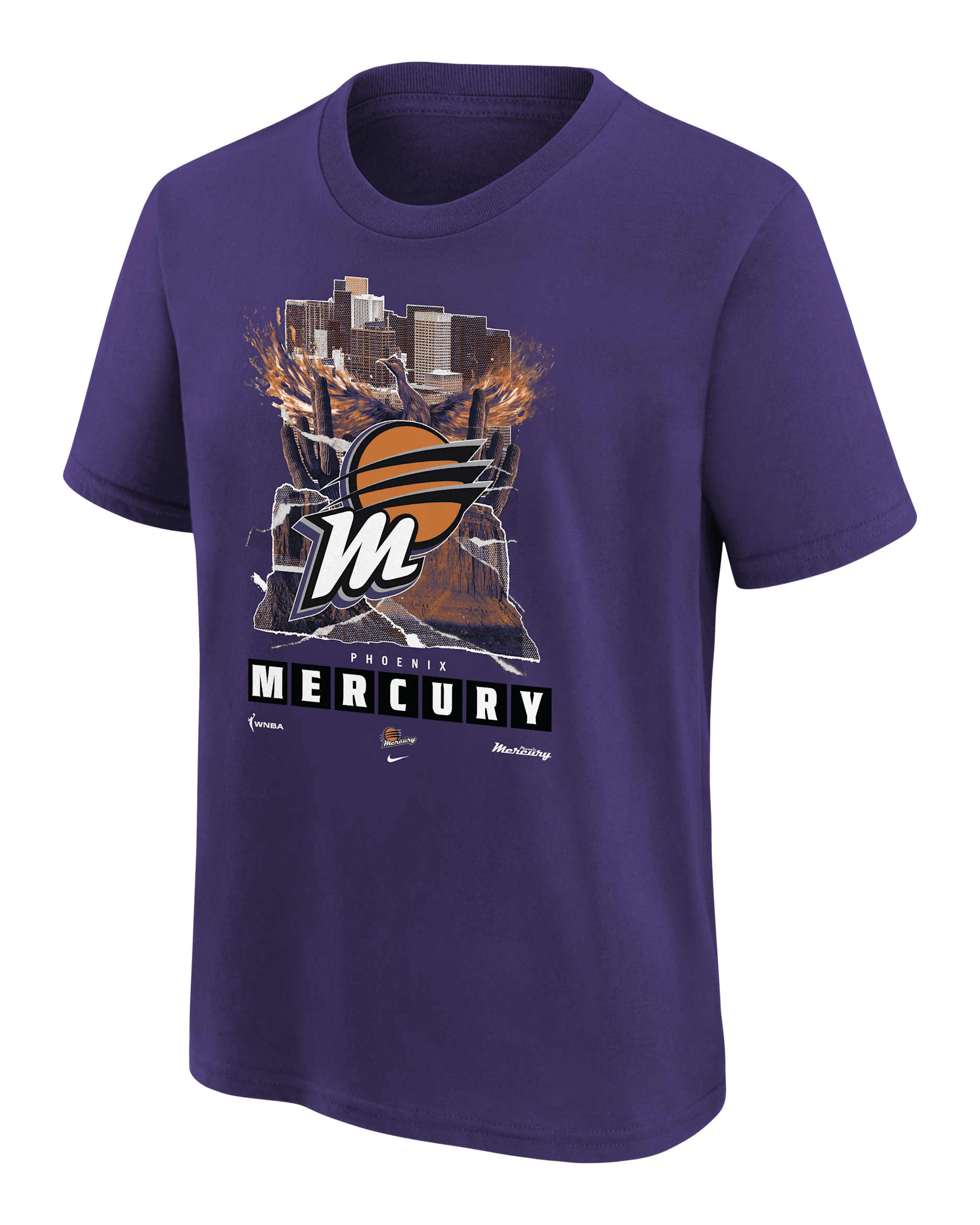 Phoenix Mercury Big Kids' Nike WNBA T-Shirt - New Orchid