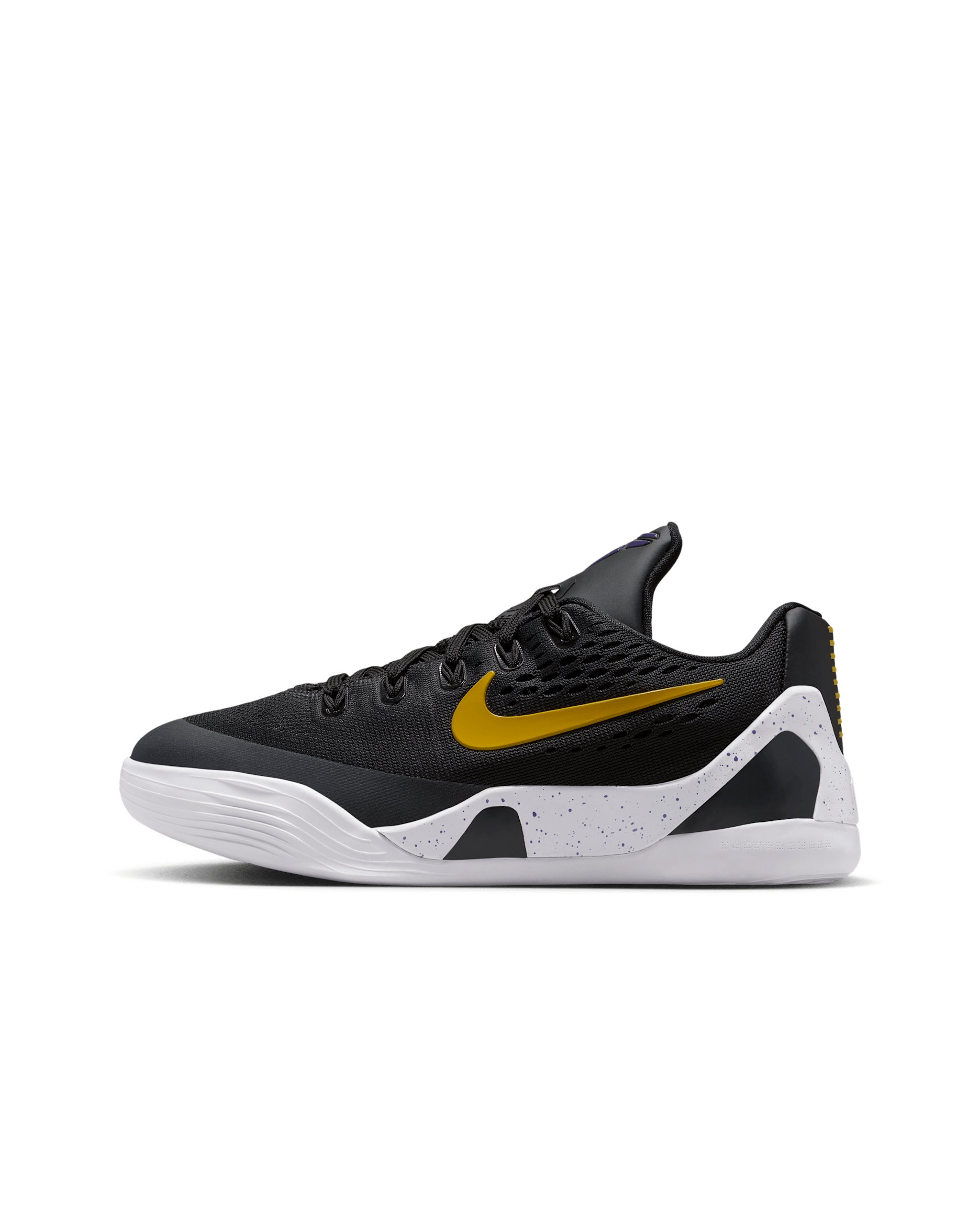 Kobe IX Big Kids' Basketball Shoes - Black/White/University Gold