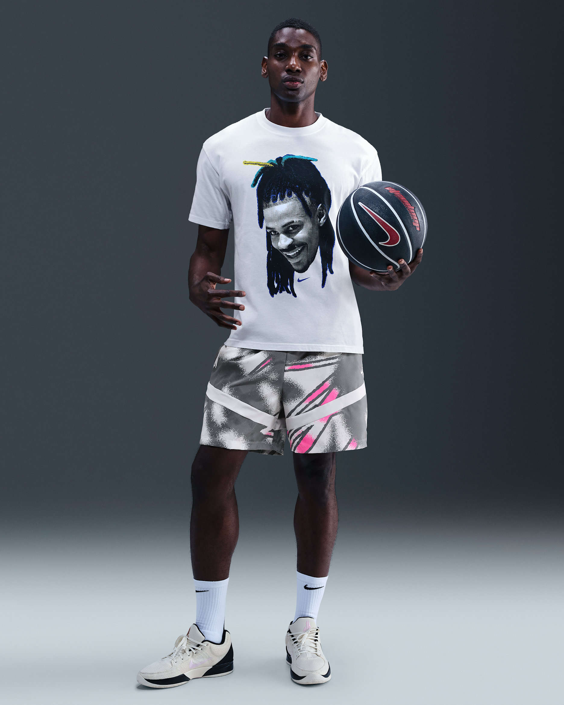 Shorts de básquetbol Dri-FIT Icon de 15 cm para hombre Ja - Polvo fotón/Polvo fotón